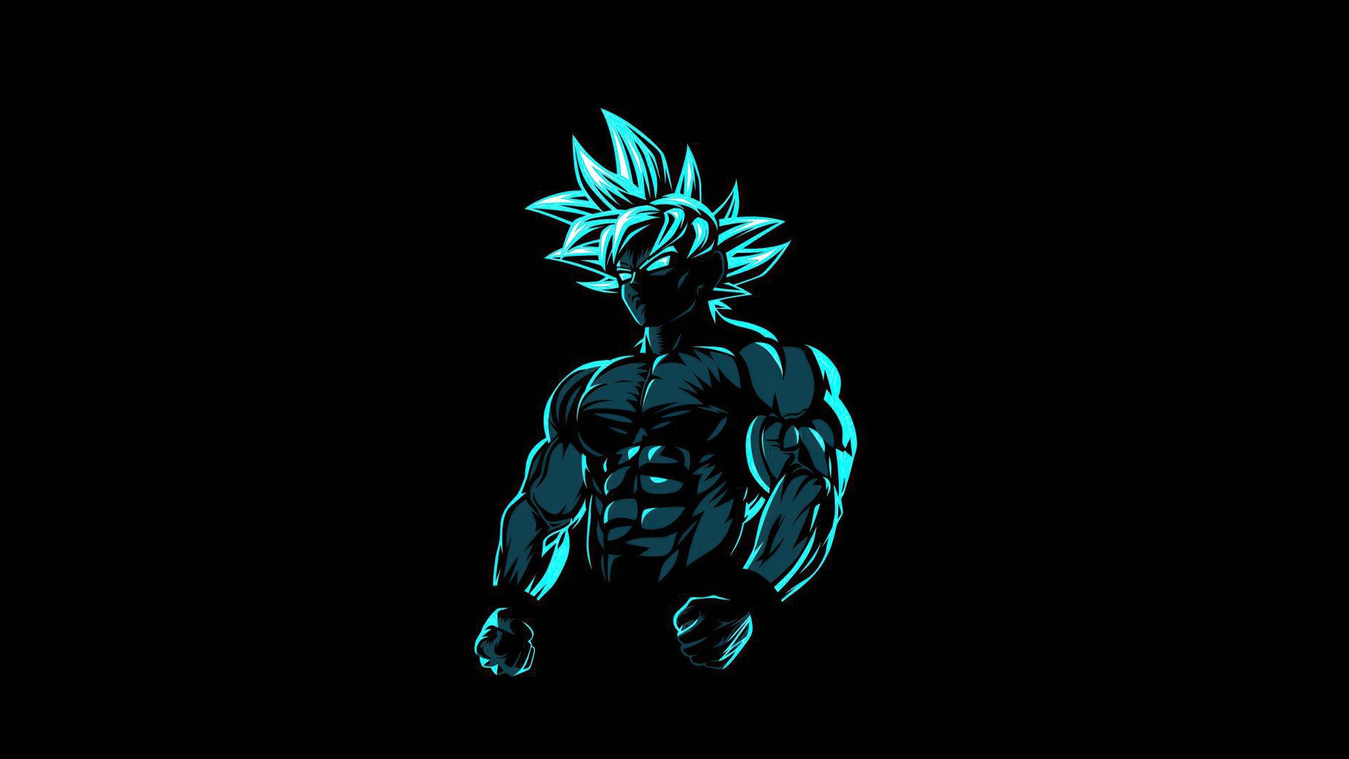 Goku Karanlık Anime Estetiği Masaüstü Duvar Kağıdı