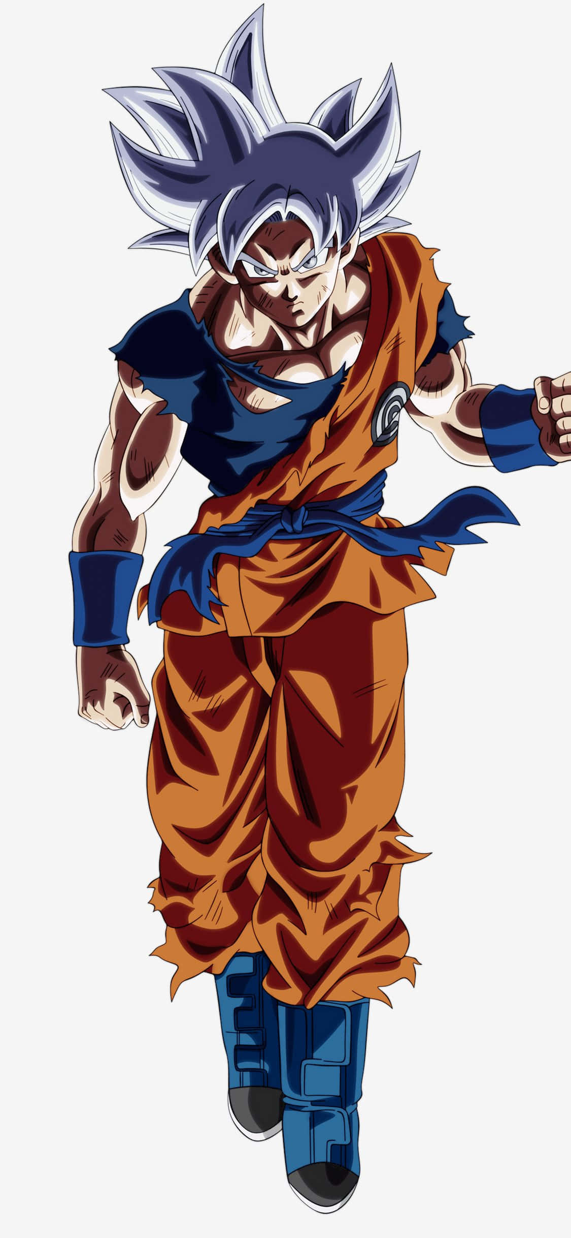 Goku'nun güçlü Ultra Instinct formuna geçişi Duvar Kağıdı