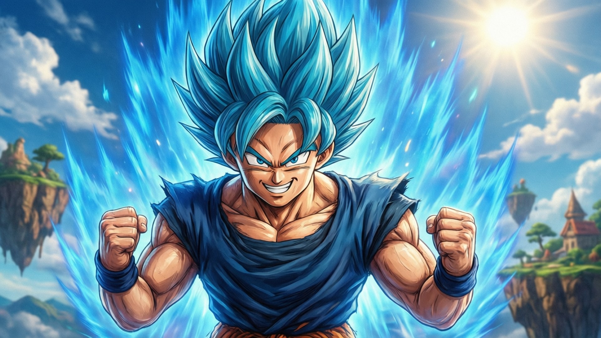 Goku'nun Kararlılığı Duvar Kağıdı