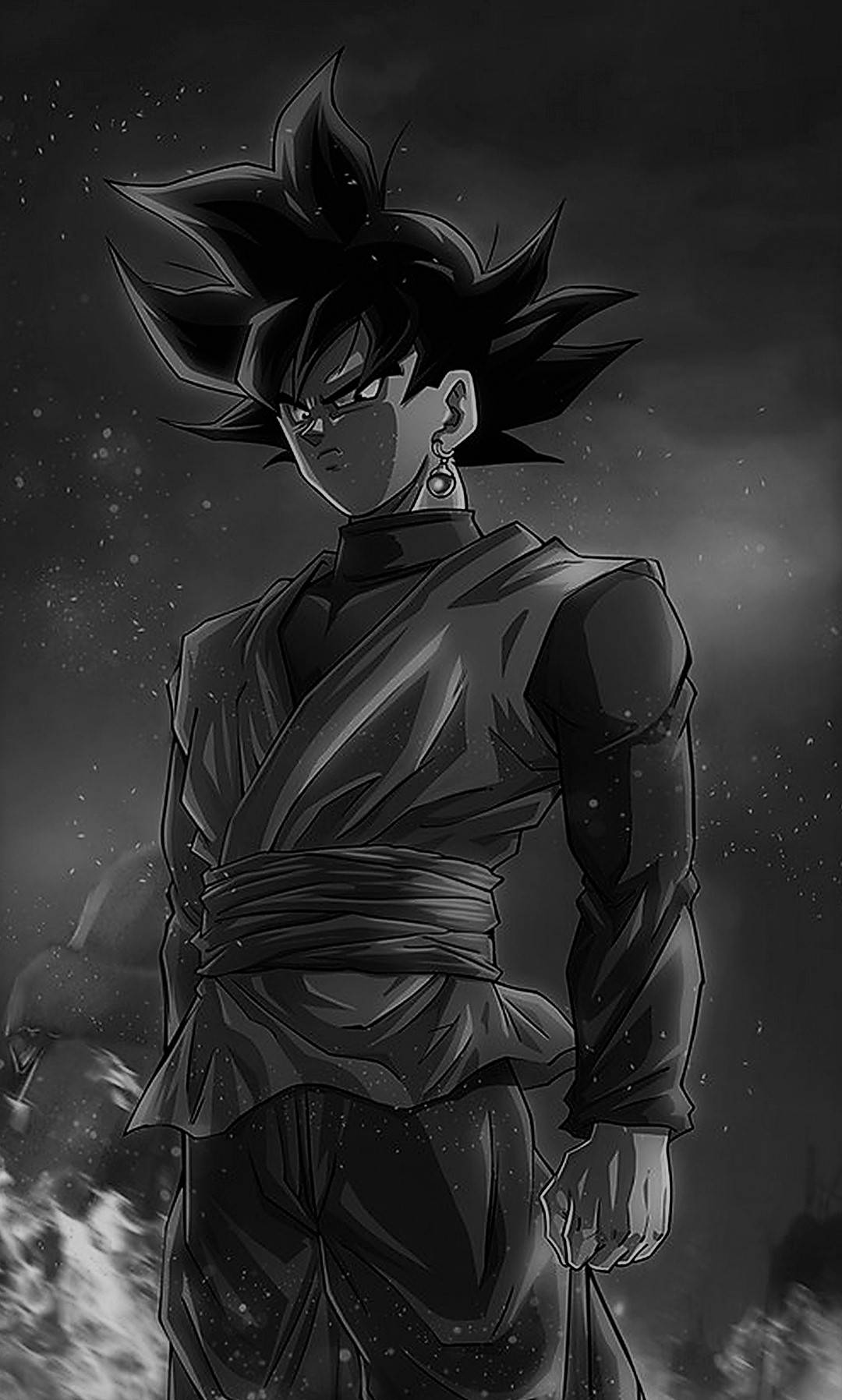 Goku Siyah Beyaz HD Duvar Kağıdı