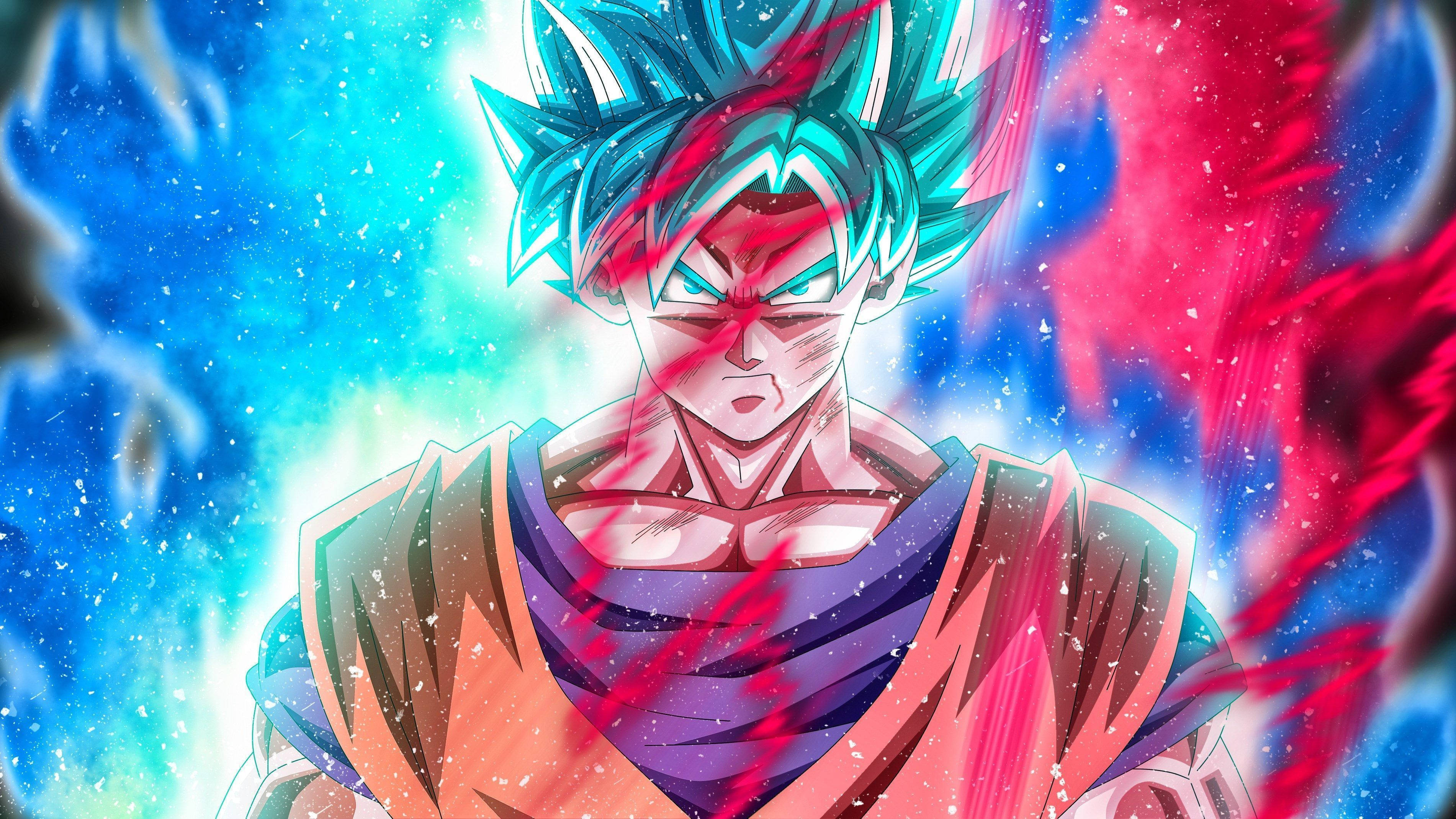 Goku Süper Saiyan Mavi DBZ 4K Duvar Kağıdı