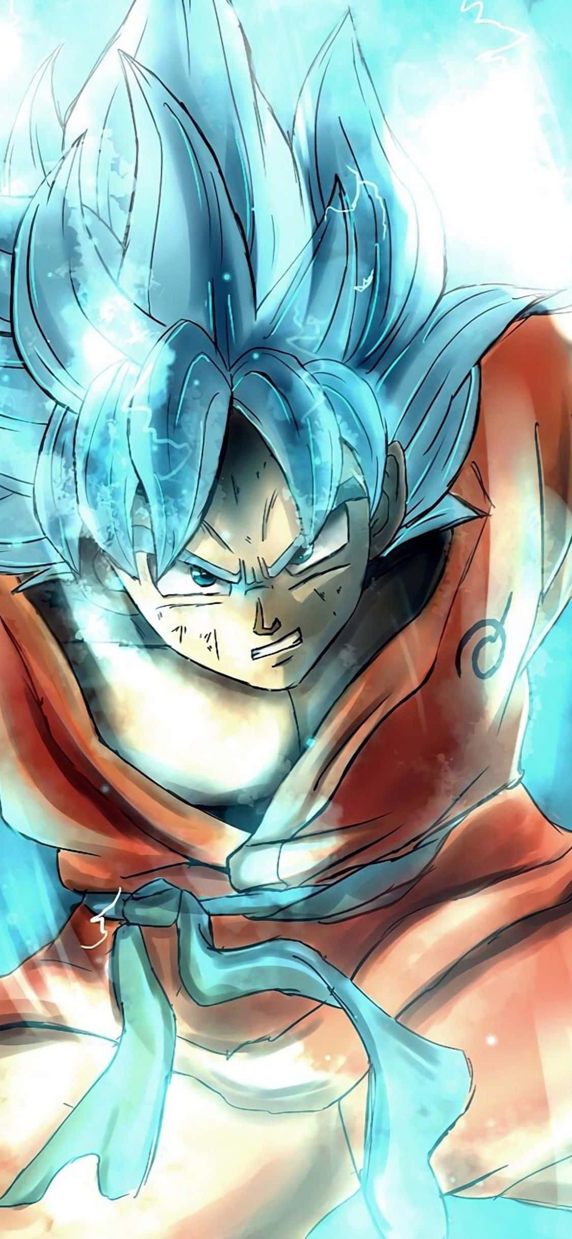 Goku Süper Saiyan Tanrı Dragon Ball Super iPhone Duvar Kağıdı