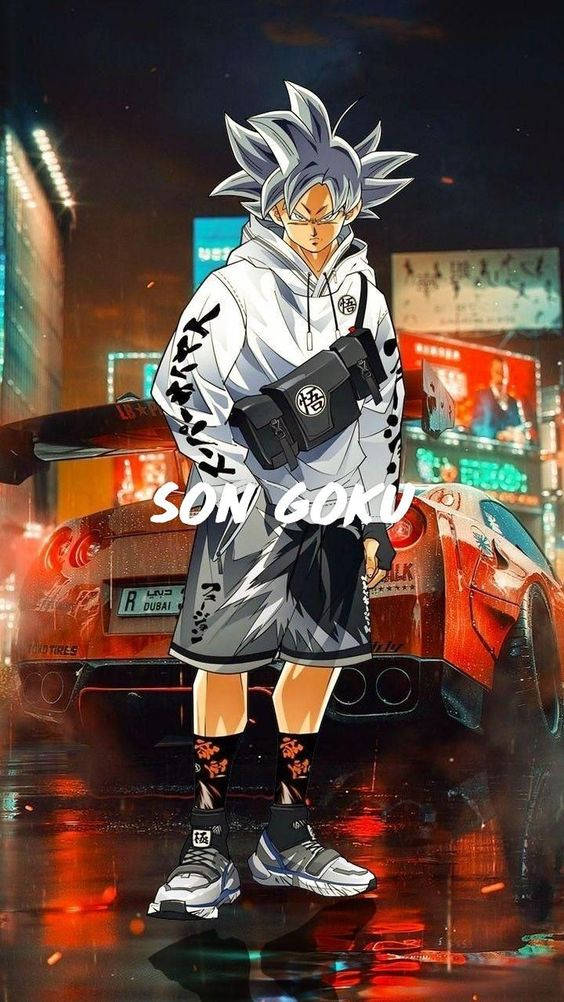 Goku Swag Şehirde Duvar Kağıdı
