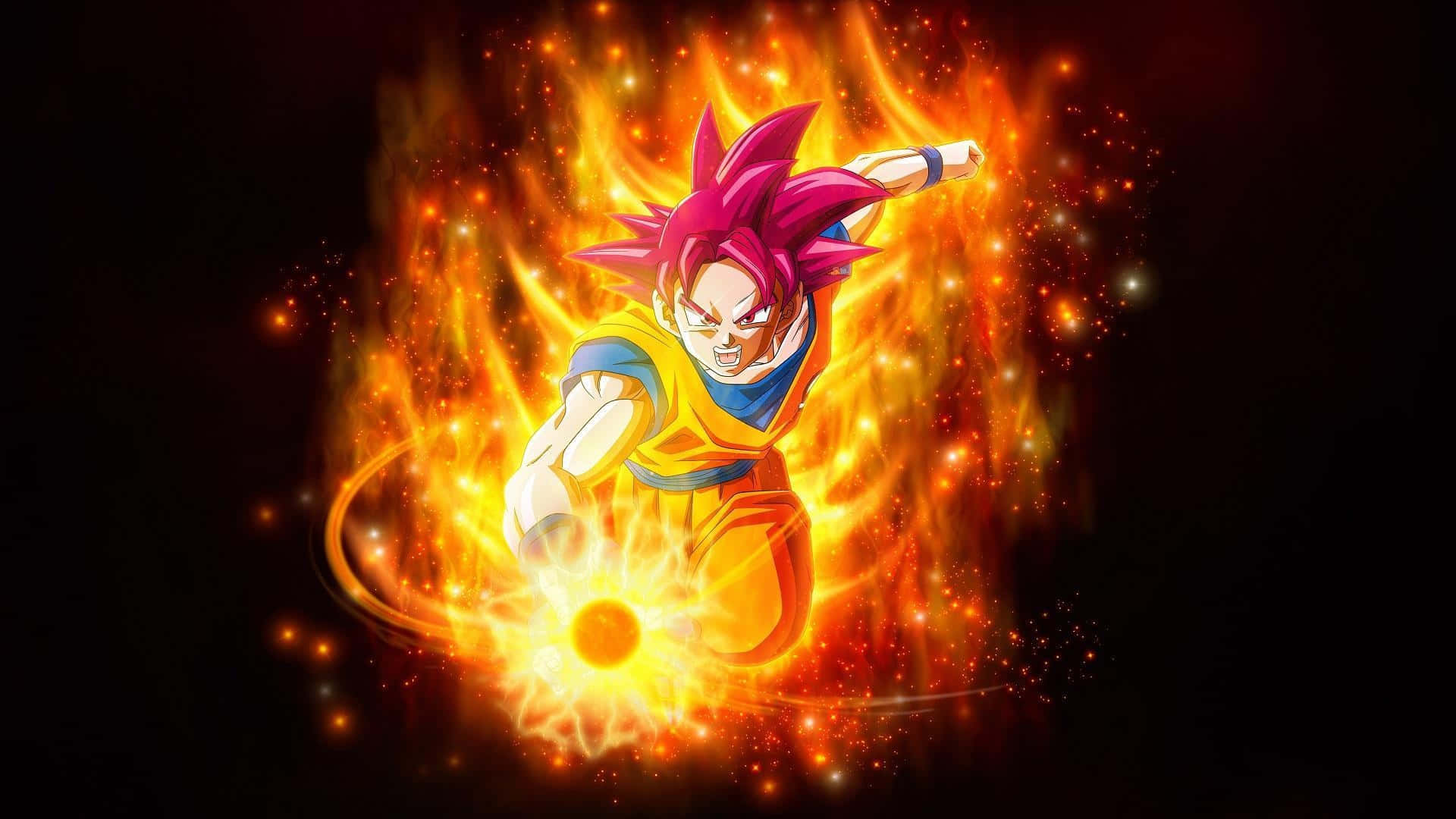 Goku Ultra Instinct'i Serbest Bırakıyor Duvar Kağıdı