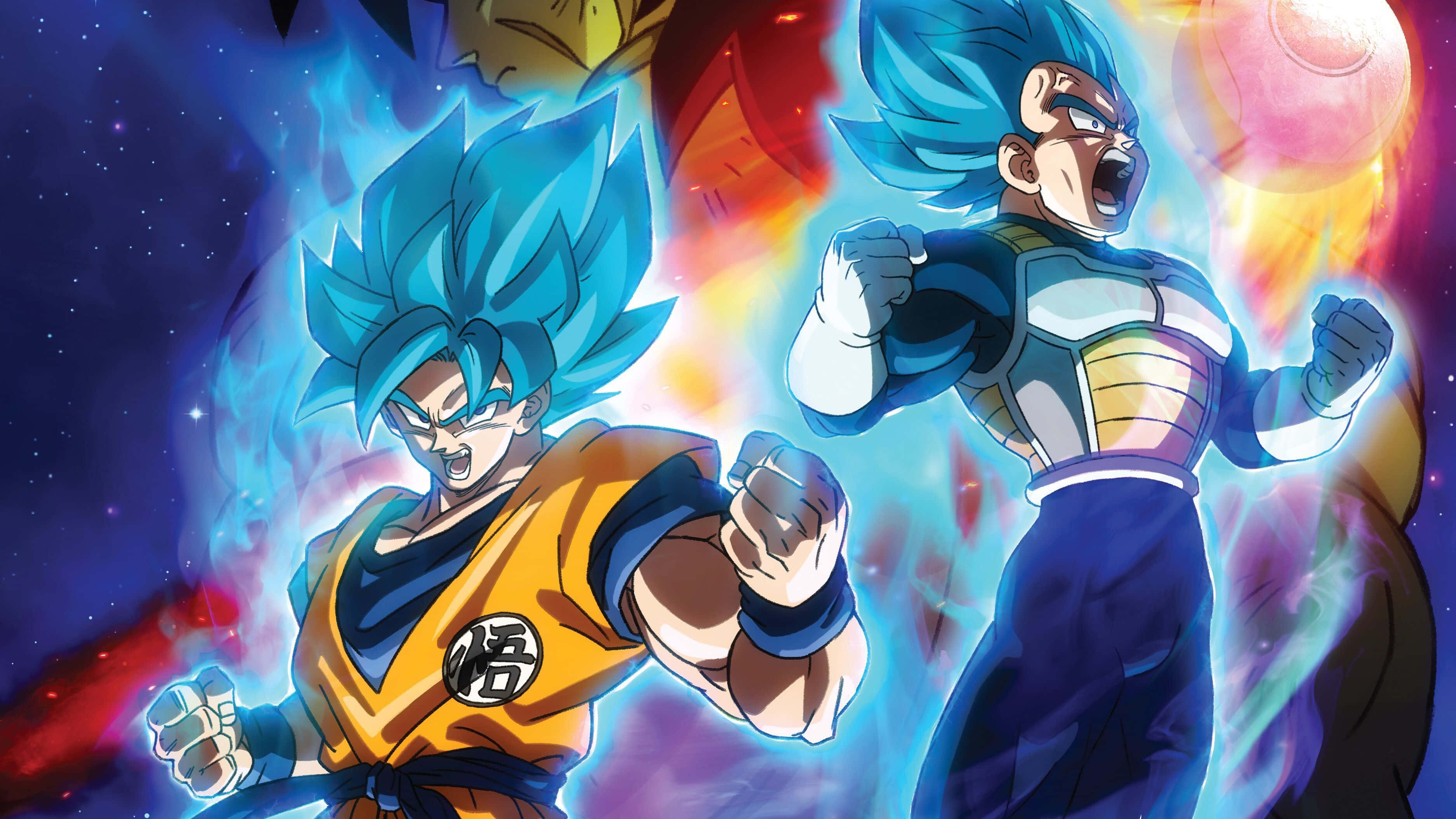 Goku ve Vegeta Dragon Ball Super Resmi Duvar Kağıdı