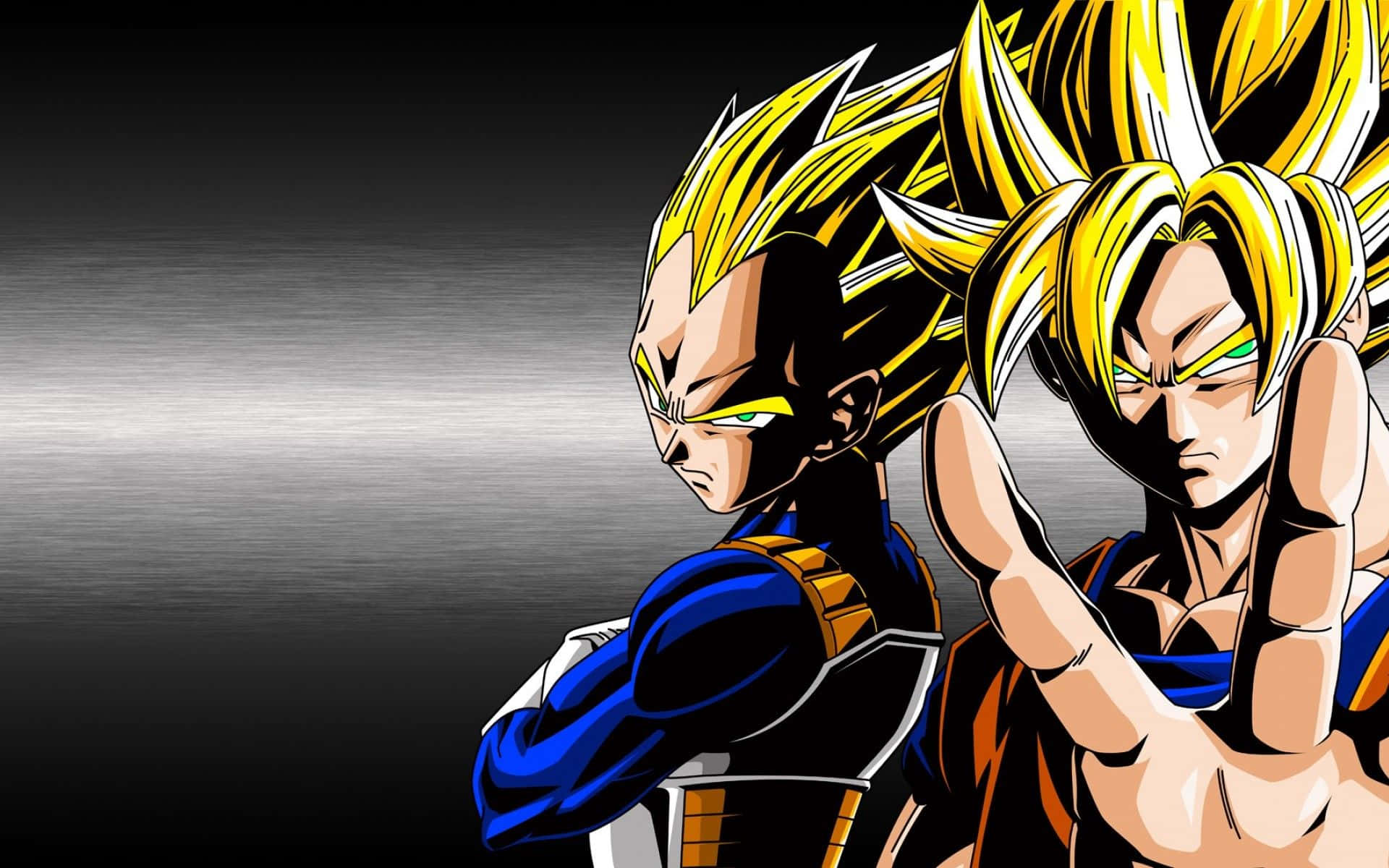 Goku ve Vegeta Dragon Ball Z Gradyan Duvar Kağıdı