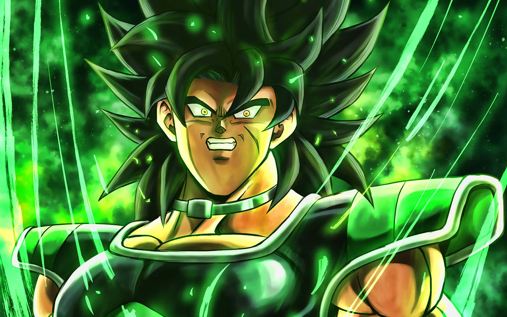 Goku ve Vegeta'nın destansı yolculuğuna Dragon Ball Super Broly'de tanık olmaya hazır olun! Duvar Kağıdı