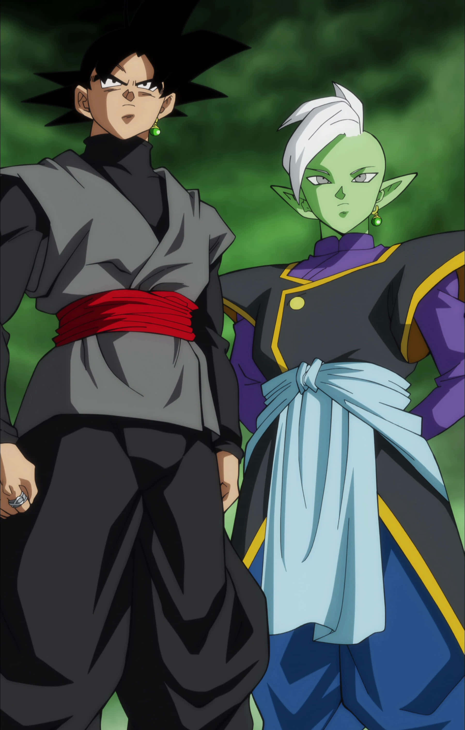 Goku ve Zamasu Dragon Ball Super Resmi Duvar Kağıdı