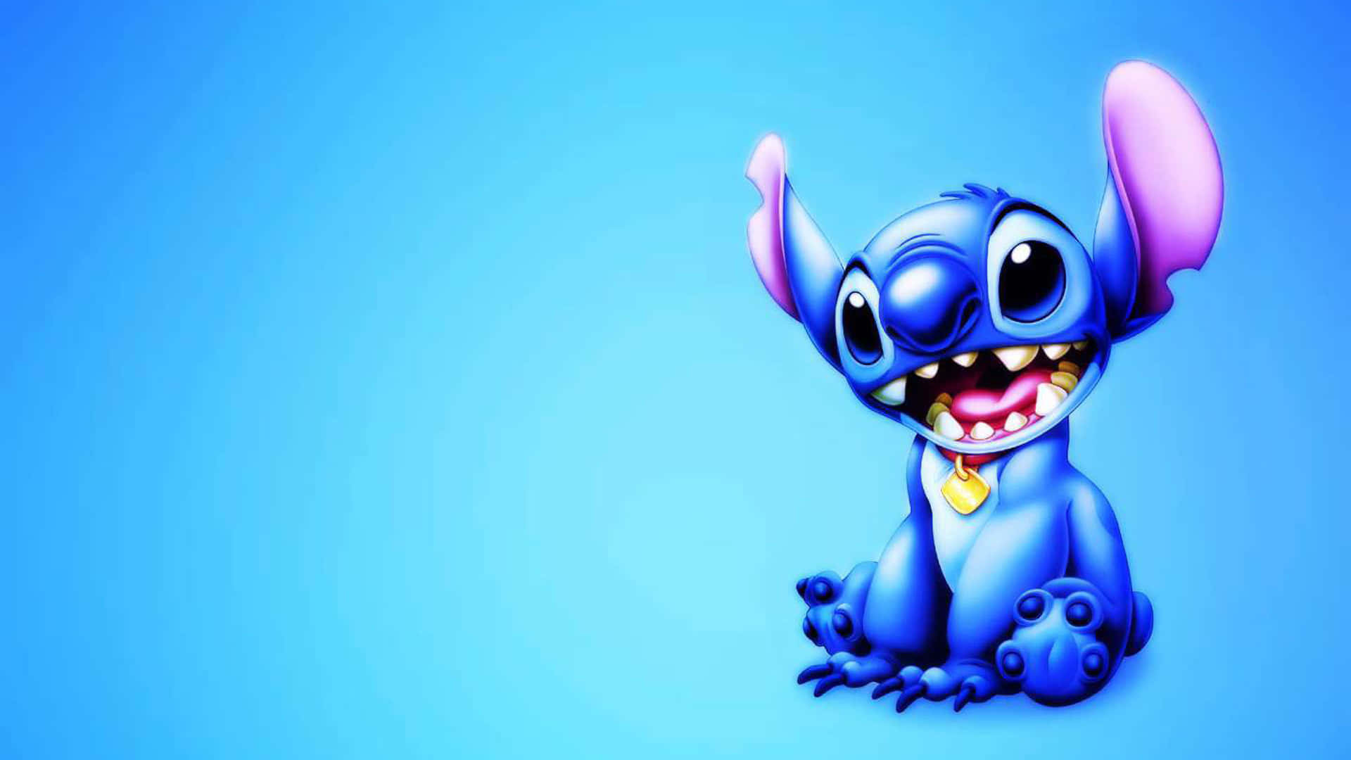 Gökyüzü Mavisi Arka Plan Stitch Duvar Kağıdı