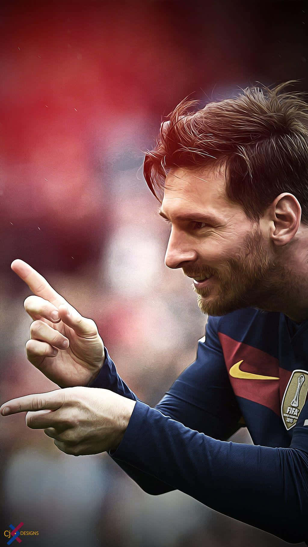 Gol Sevinci Messi iPhone Duvar Kağıdı