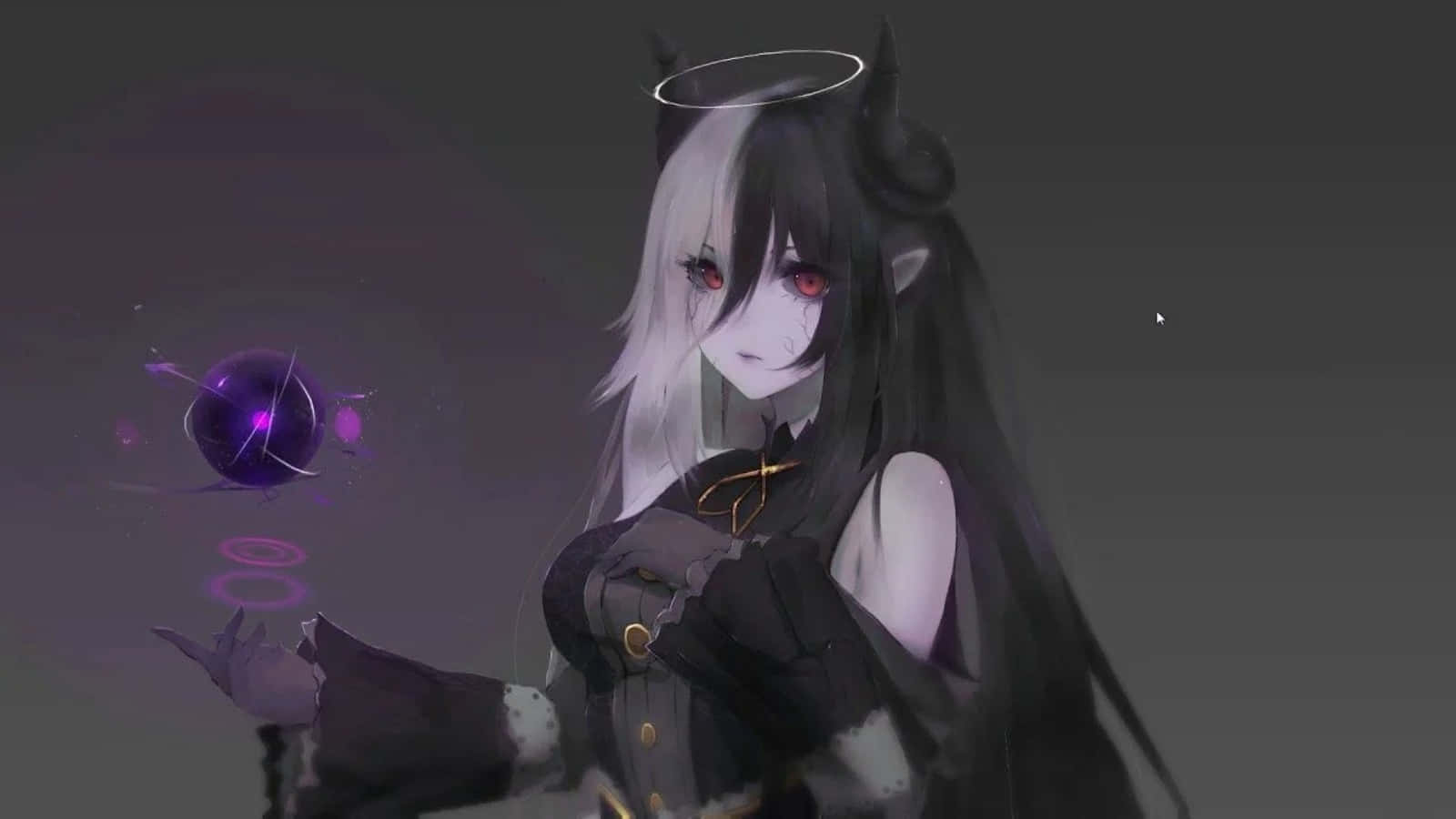 Gölgelerde Gizlenen Bir Anime Şeytanı Duvar Kağıdı