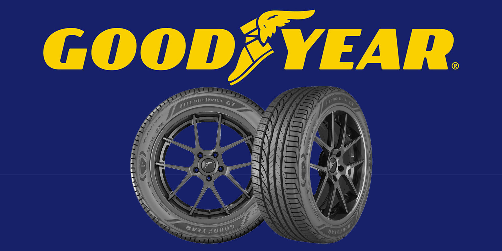 Goodyear Logosu ve Lastikler Duvar Kağıdı
