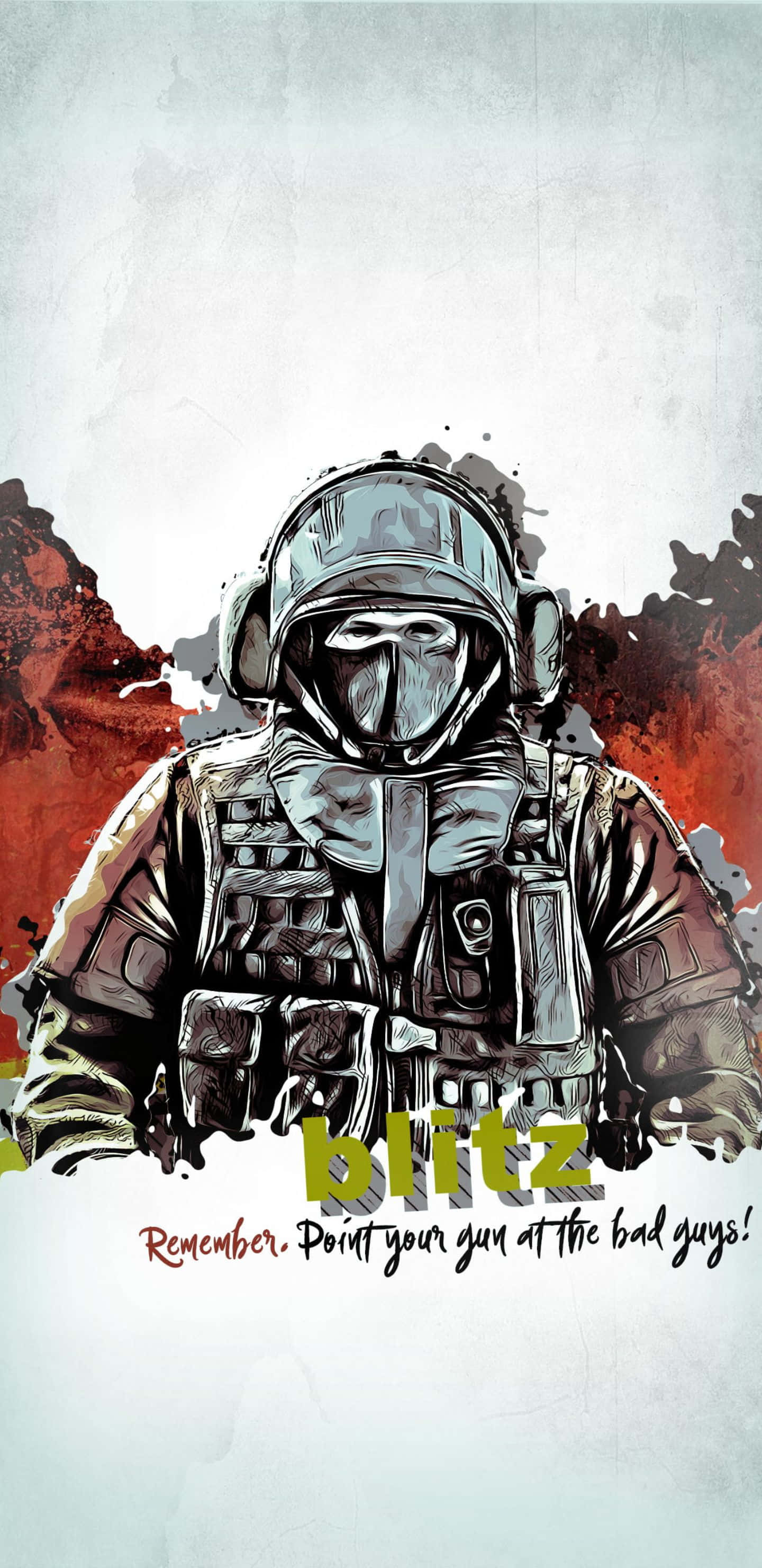 Google Pixel 3xl'inde Rainbow Six Siege'de düşmanlarını yen Duvar Kağıdı