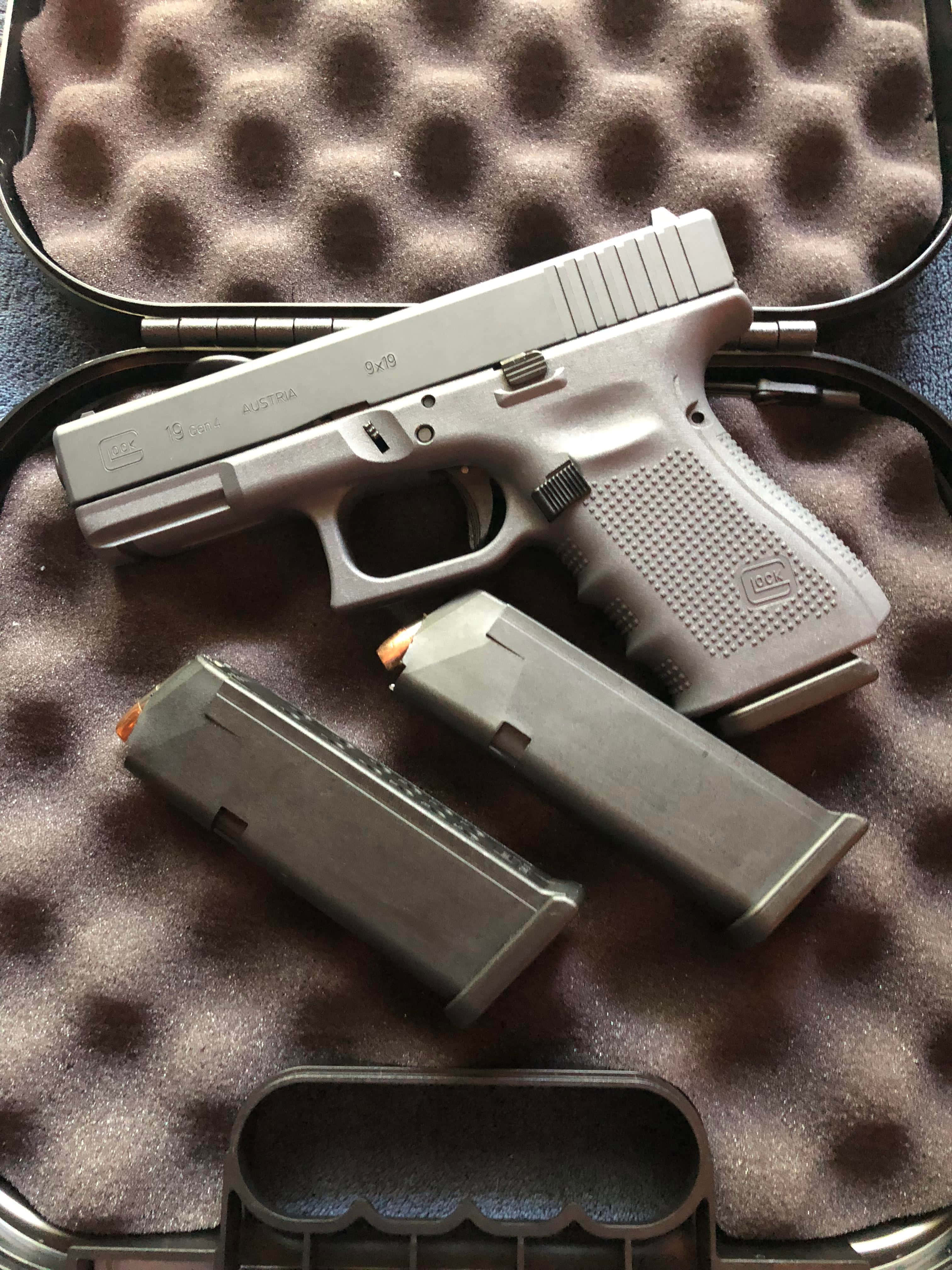 Görsel Glock 19 Yarı Otomatik Tabanca Duvar Kağıdı