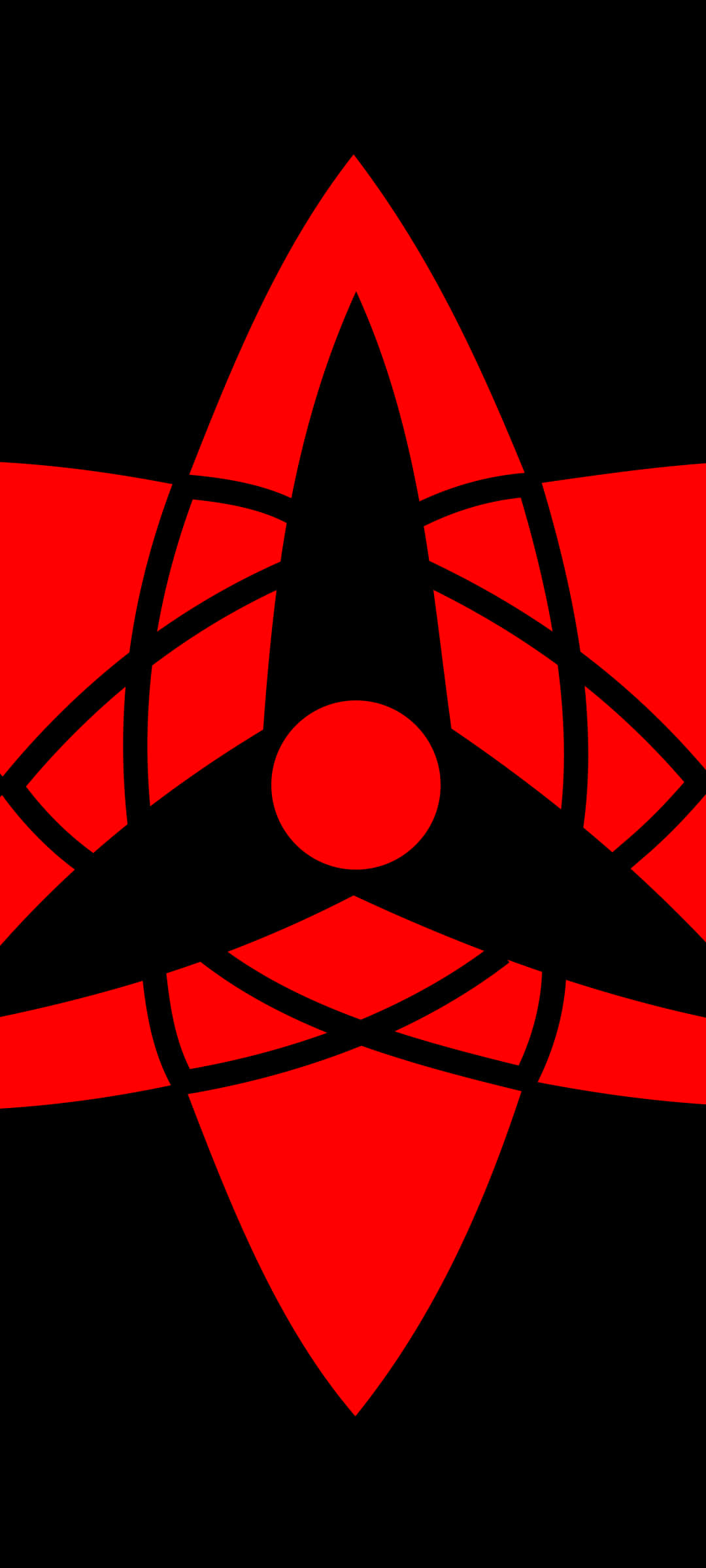 Görsel Mistik Minimalist Sharingan Duvar Kağıdı