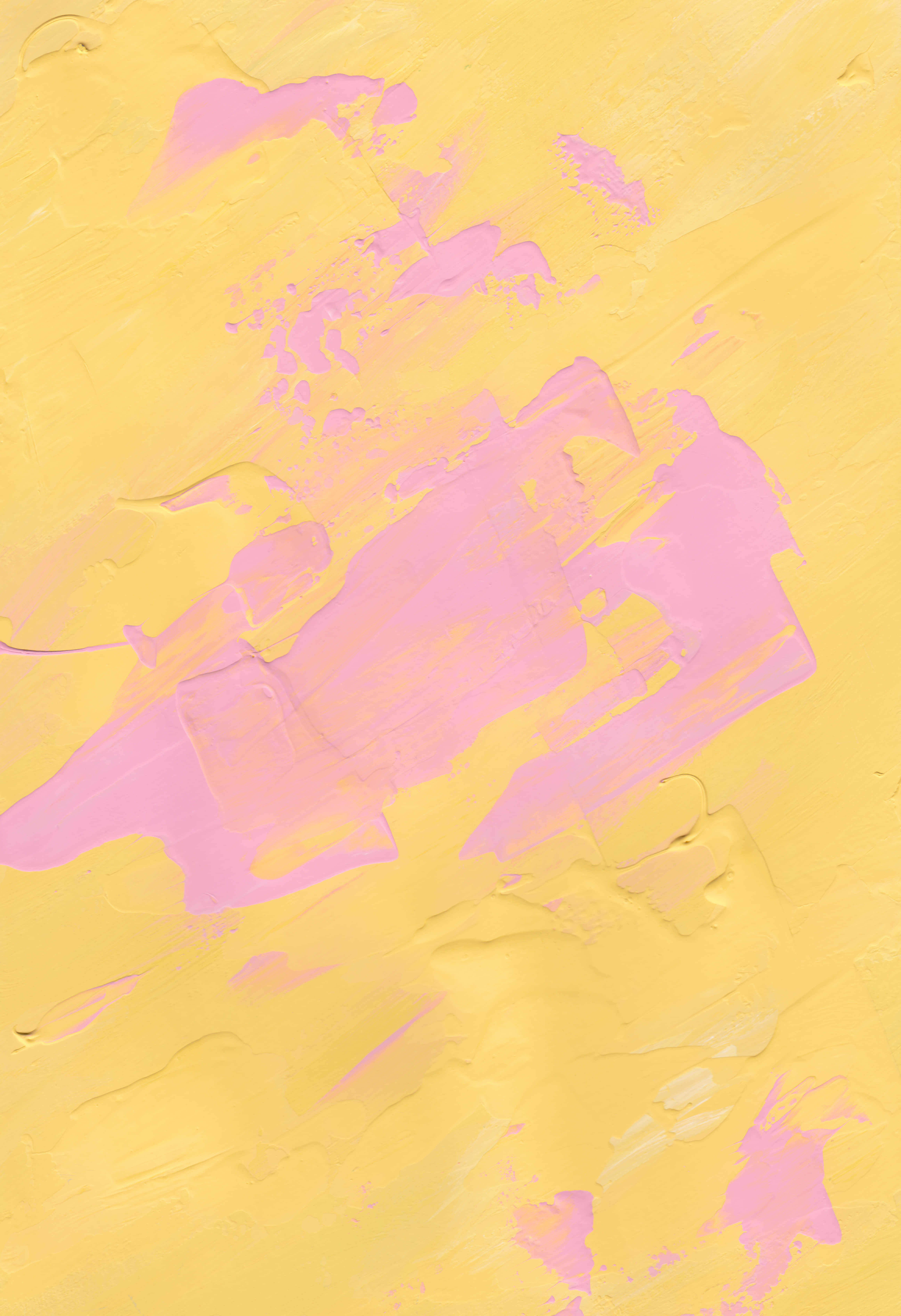 Görsel Pastel Pembe ve Sarı Gradyan Duvar Kağıdı