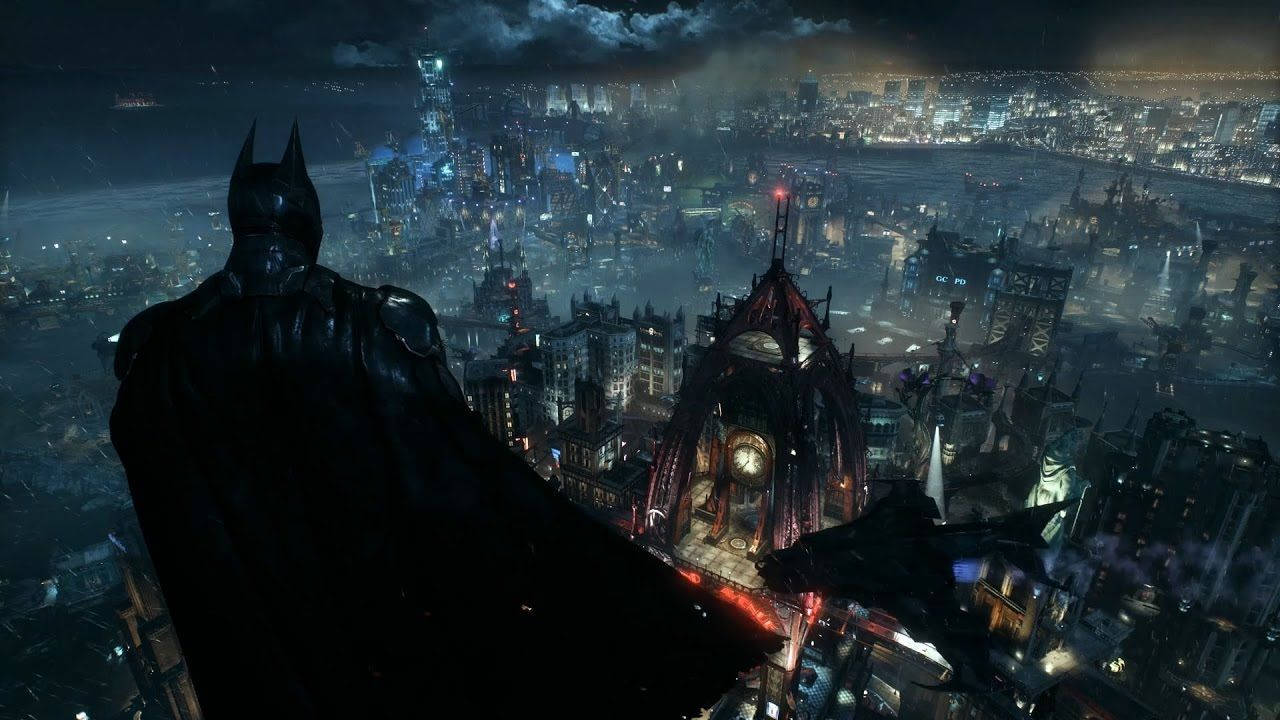 Gotham'a Bakan Batman Duvar Kağıdı