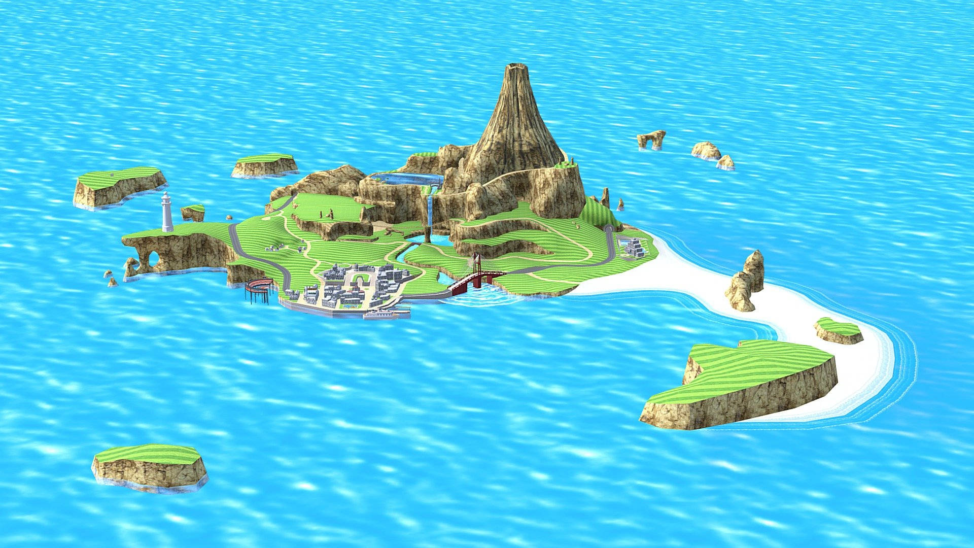 Göz Alıcı Wuhu Adası Wii Sports Resort Duvar Kağıdı