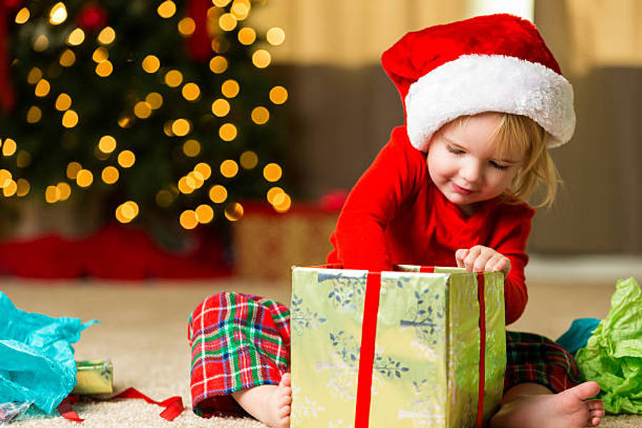 Göz Kamaştıran Noel Hediye Kutusu Duvar Kağıdı