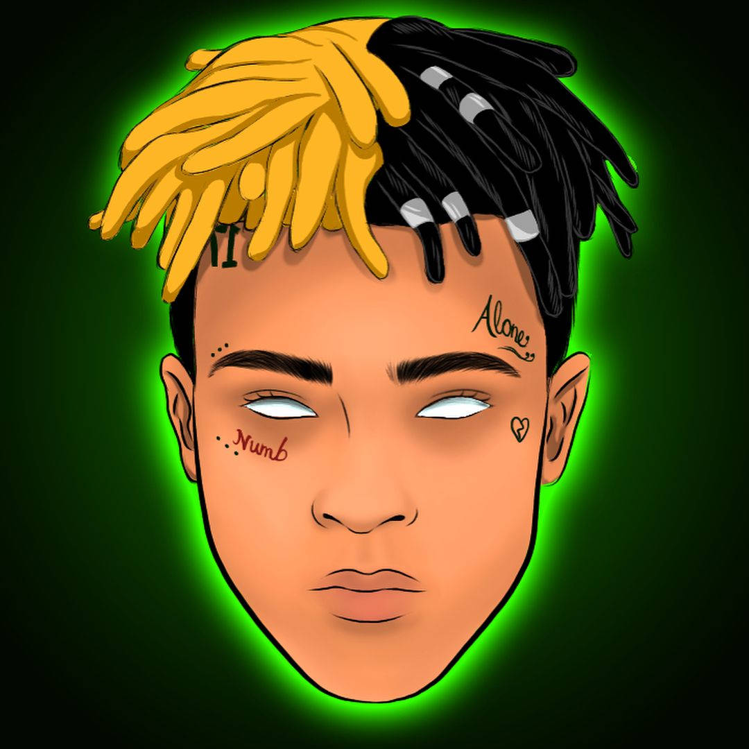 Gözsüz Xxxtentacion Anime Duvar Kağıdı