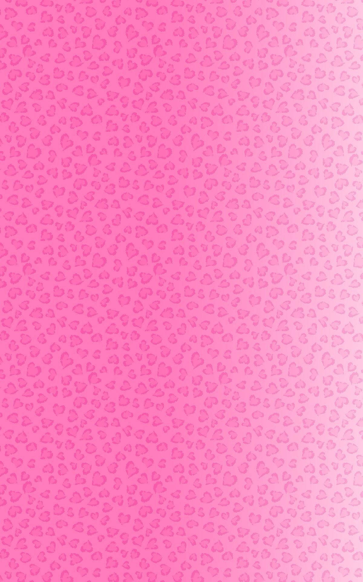 Gradyan Pembe Leopar Deseni Duvar Kağıdı