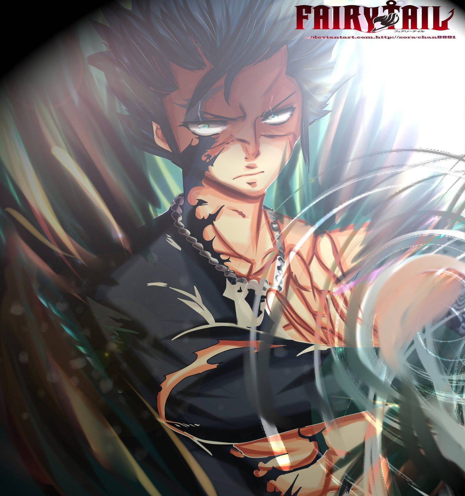 Gray Fullbuster, iblisleri öldürmeye hazır Duvar Kağıdı