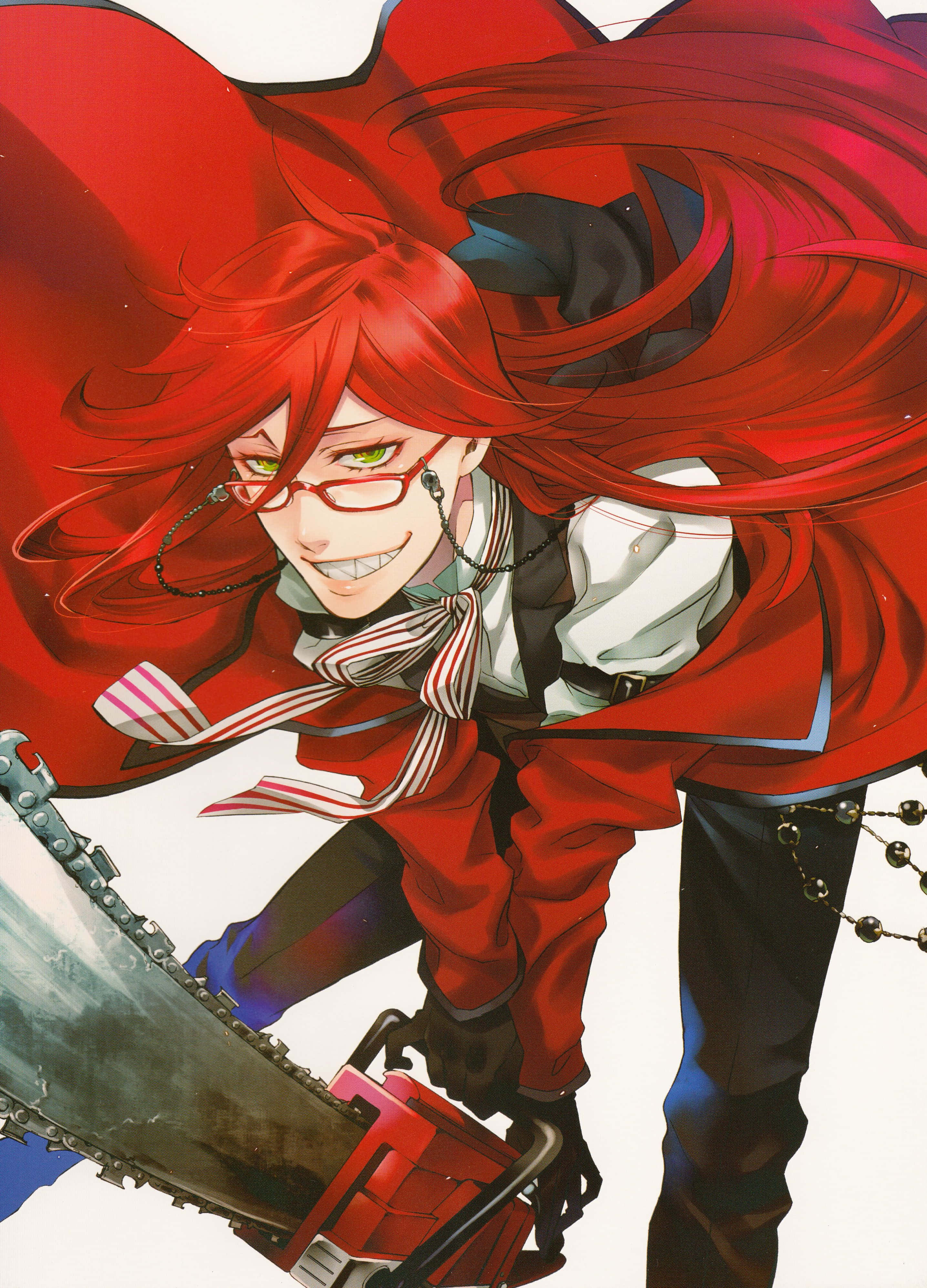Grell Sutcliff çarpıcı bir duvar kağıdında poz veriyor Duvar Kağıdı