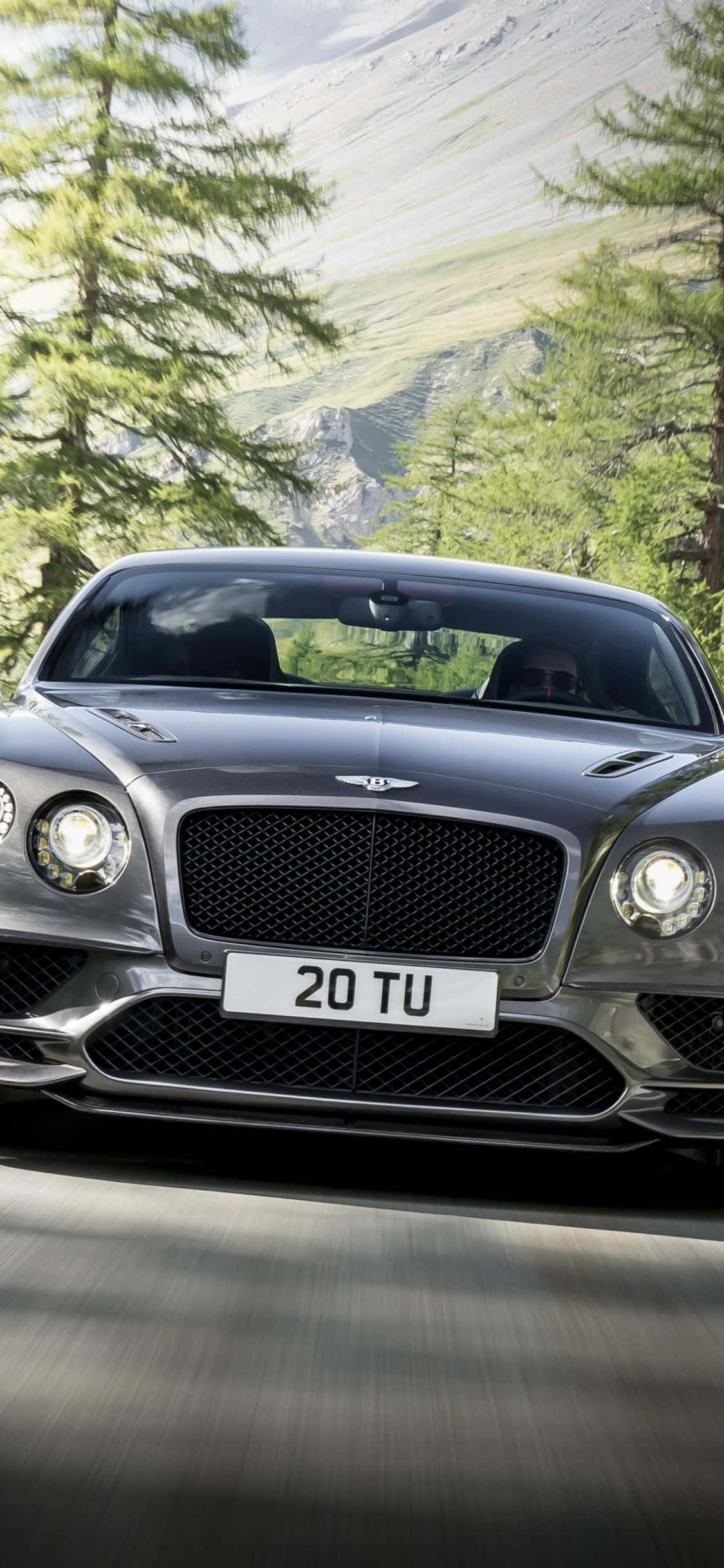 Gri Continental Bentley iPhone Duvar Kağıdı