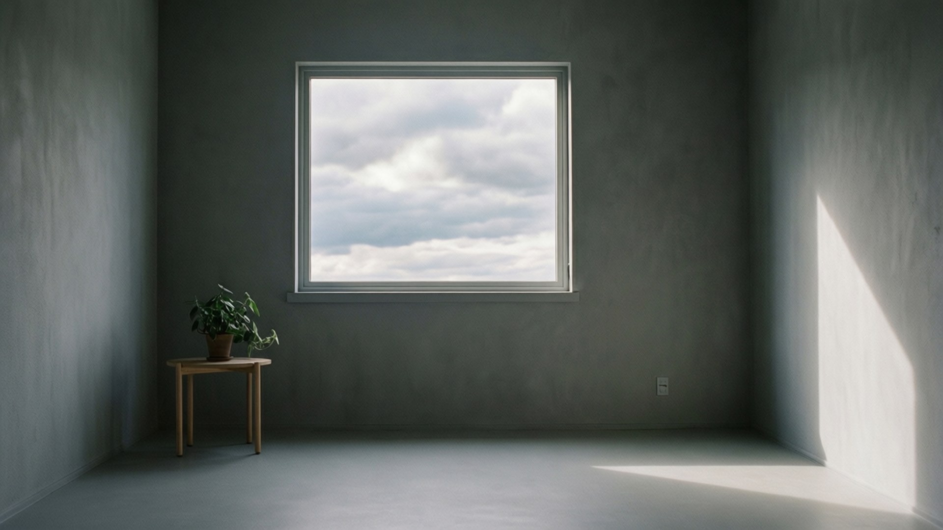 Gri Minimalist Oda Duvar Kağıdı