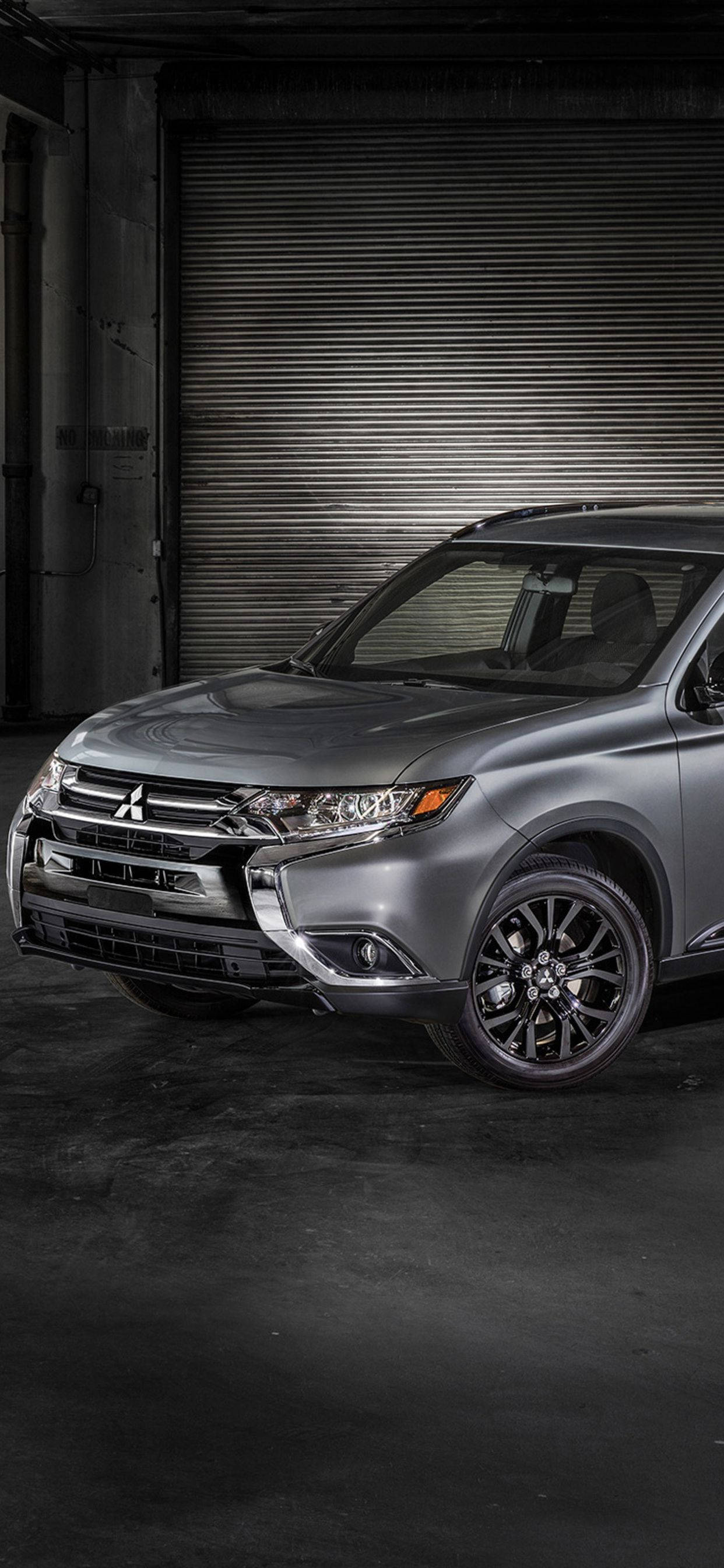 Gri Mitsubishi Outlander Duvar Kağıdı
