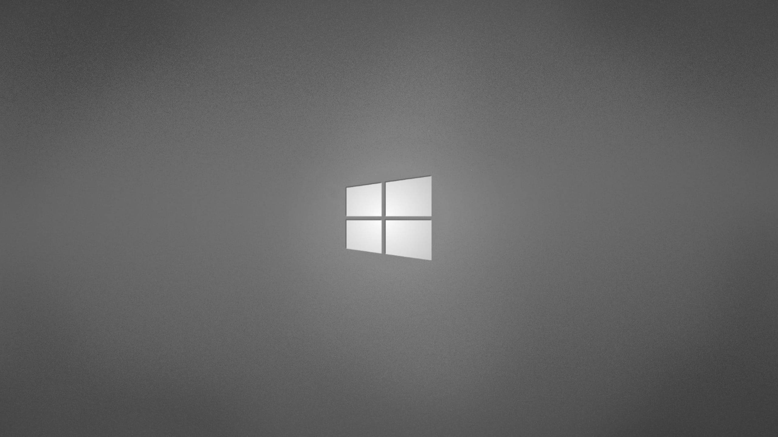 Gri Windows Logosu Profesyonel Masaüstü Duvar Kağıdı
