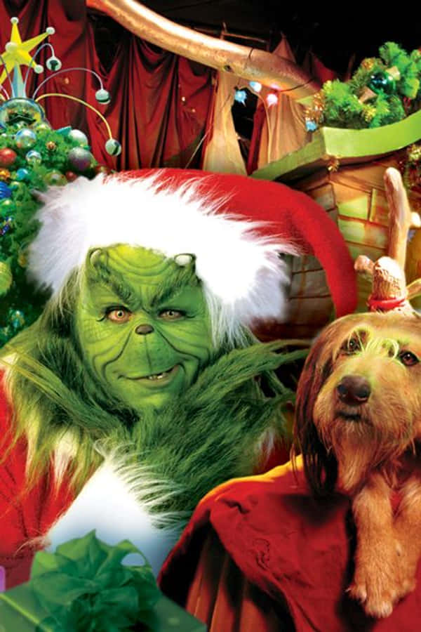Grinch Noel iPhone Köpek Duvar Kağıdı
