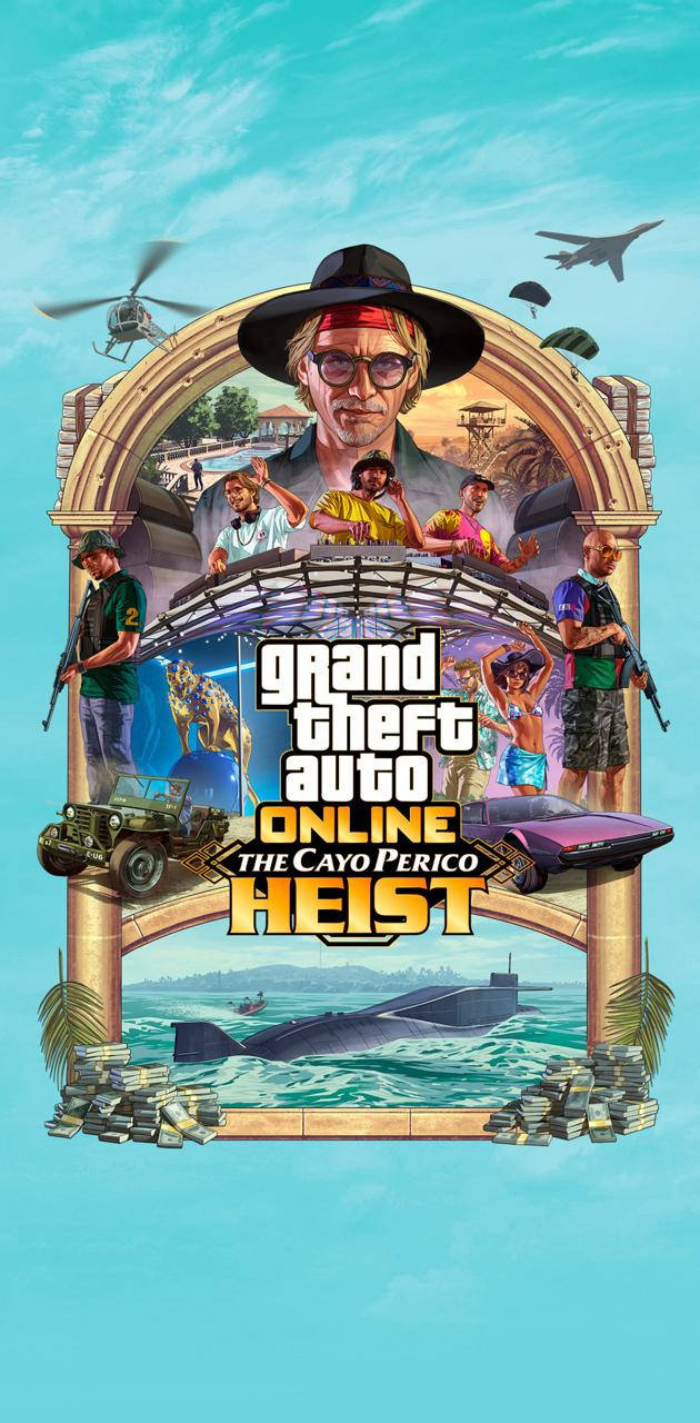 Gta 5 Telefon Cayo Perico Soygunu Duvar Kağıdı