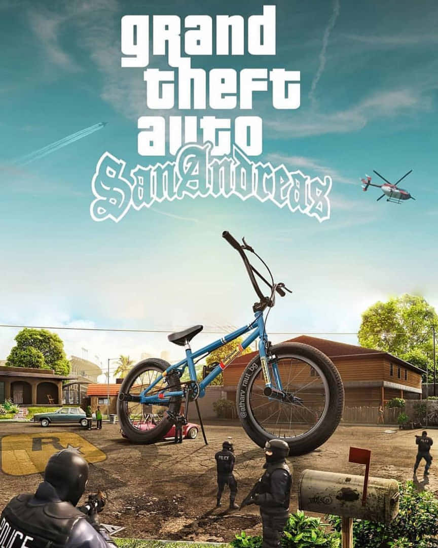 Gta Arka Plan Grand Theft Auto San Andreas Büyük BMX Bisiklet Duvar Kağıdı