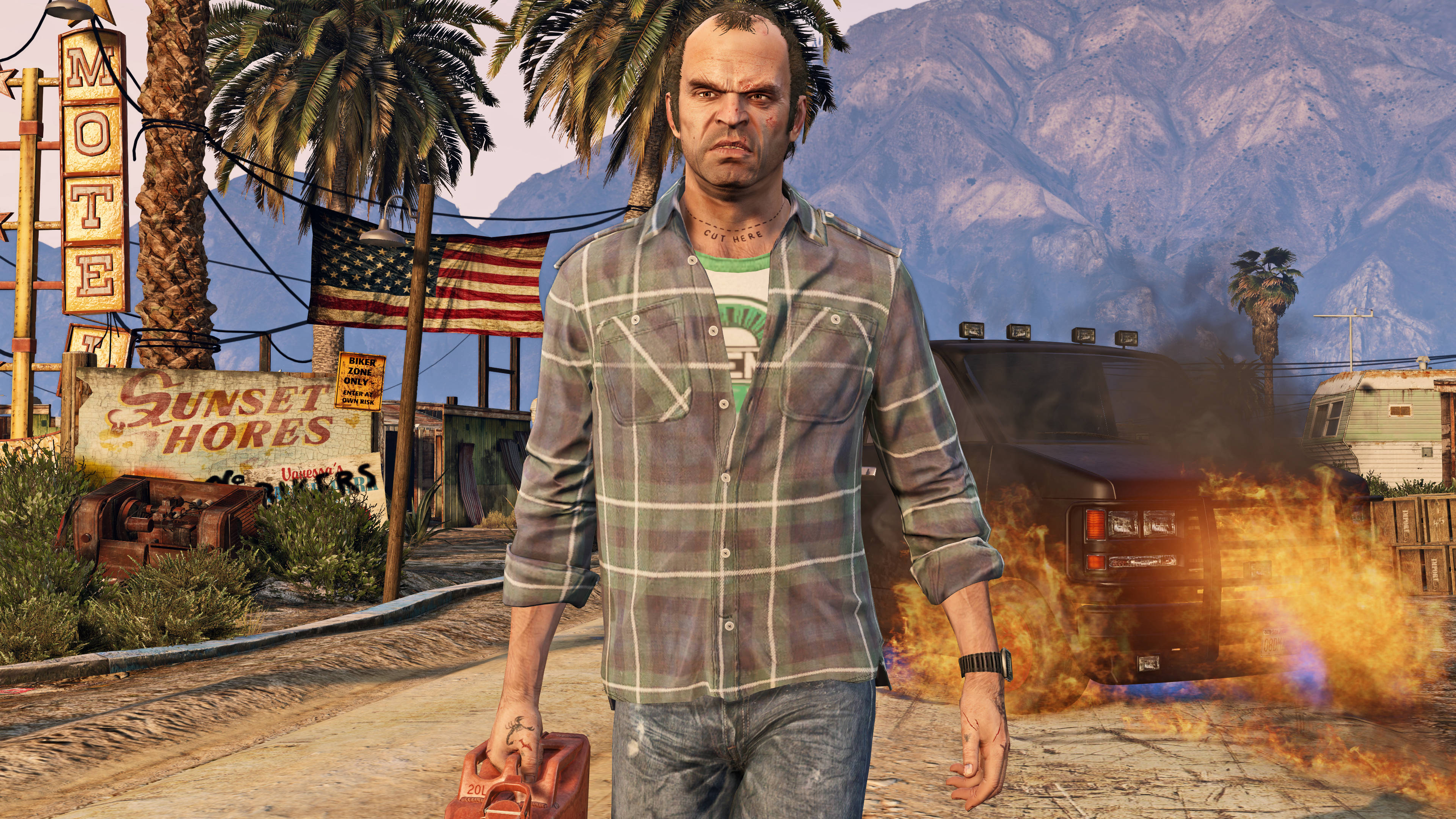 GTA'dan Uzaklaşan Havalı Adam Duvar Kağıdı