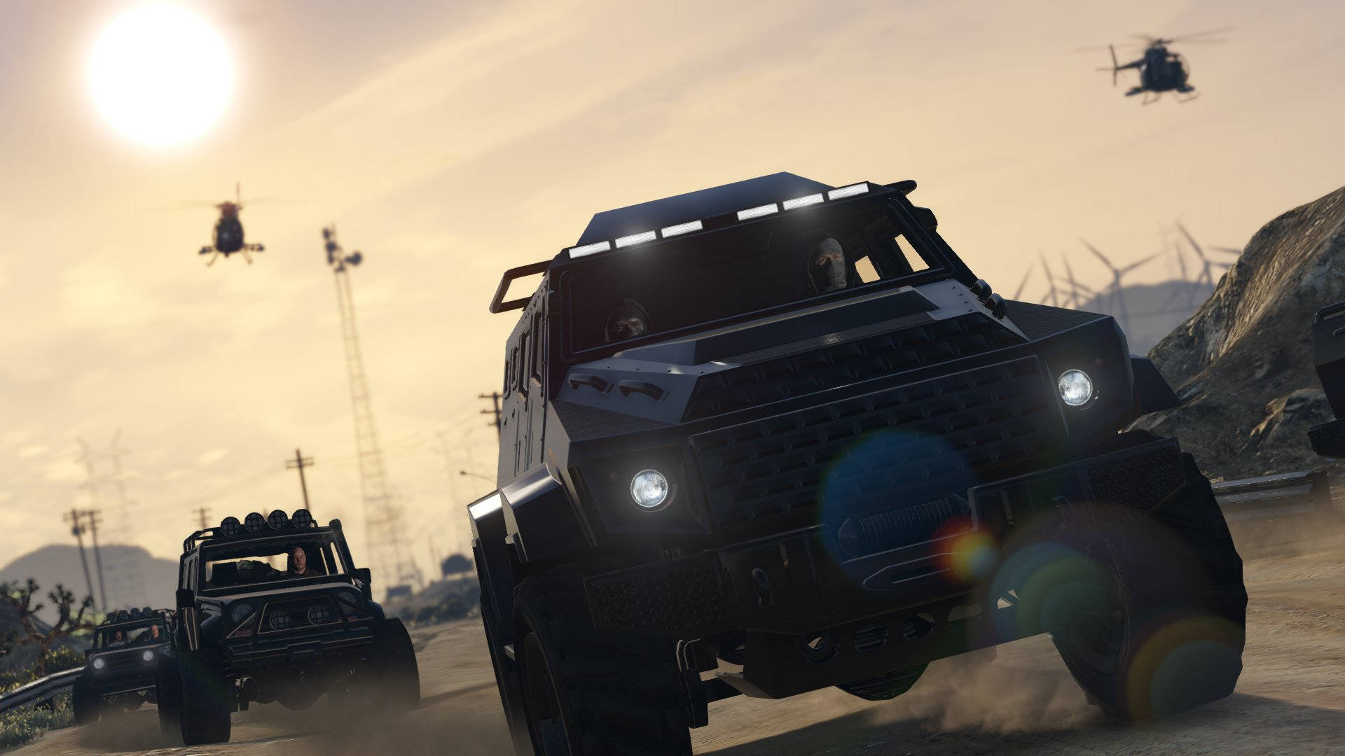 GTA Konvoyu Duvar Kağıdı