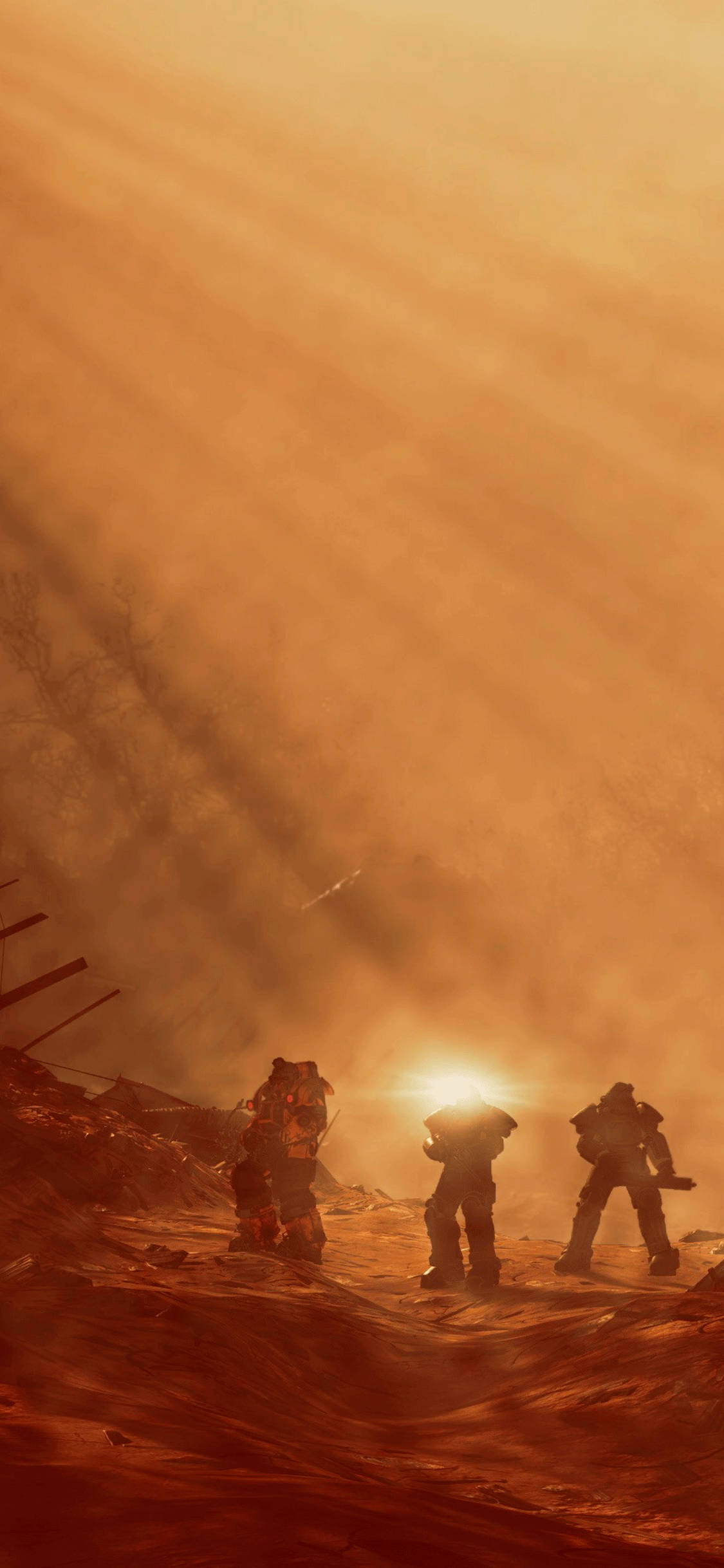 Güç Zırhınızı Hazırlayın ve Fallout 76'nın Çorak Topraklarını Keşfetmeye Hazır Olun! Duvar Kağıdı