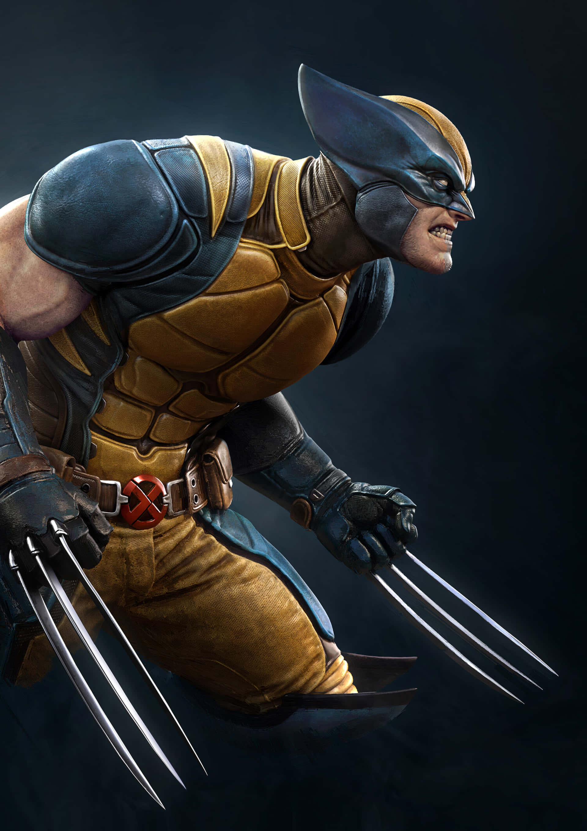 Güçlü Adamantium Metali Duvar Kağıdı