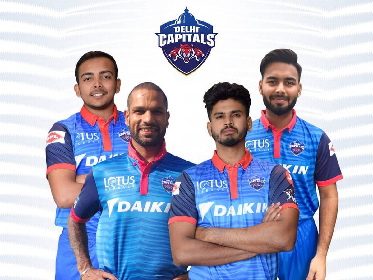 Güçlü Delhi Capitals Takımı Aksiyonda Duvar Kağıdı
