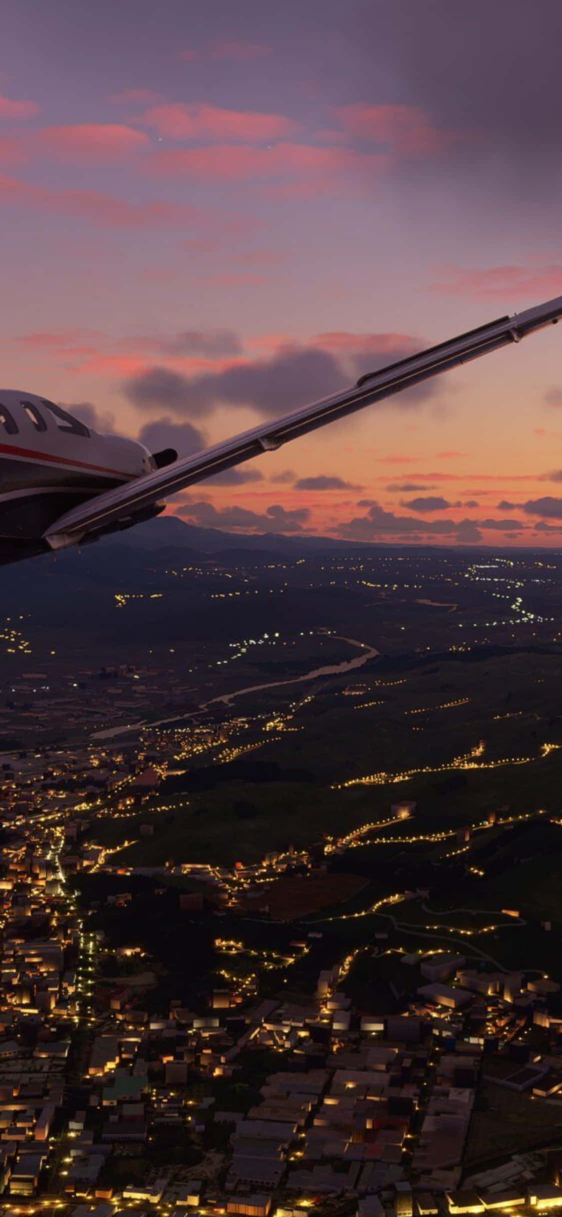 Güçlü iPhone XS'te Microsoft Flight Simulator ile Uçuş Heyecanını Yaşayın Duvar Kağıdı