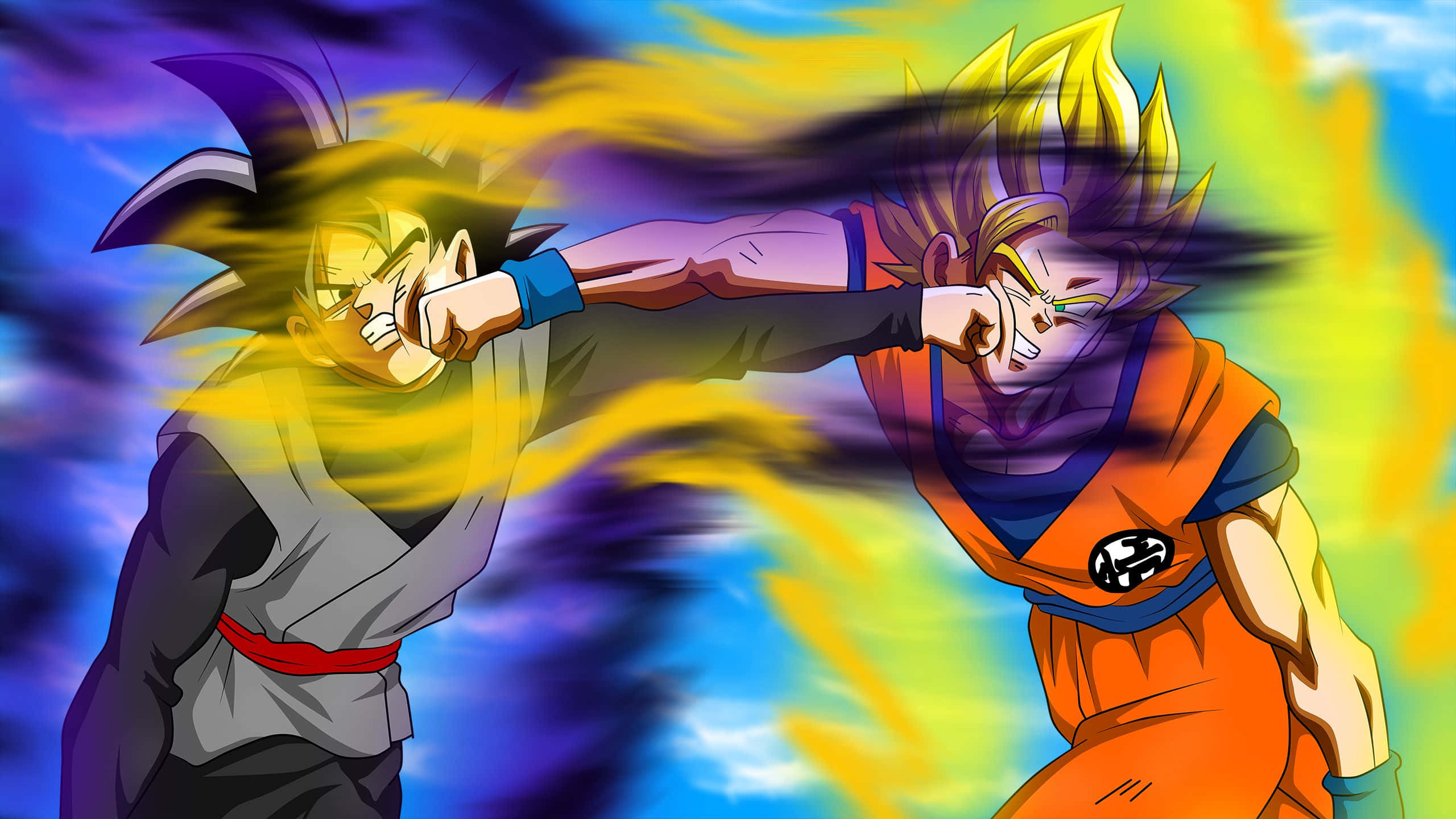 Güçlü Yoğunluk: Goku Black Serbest Kalıyor Duvar Kağıdı