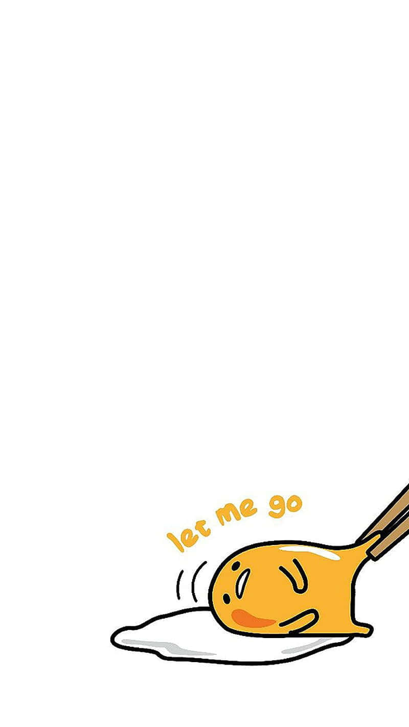 Gudetama sevginizi bu sevimli ve eğlenceli telefon tasarımıyla gösterin. Duvar Kağıdı