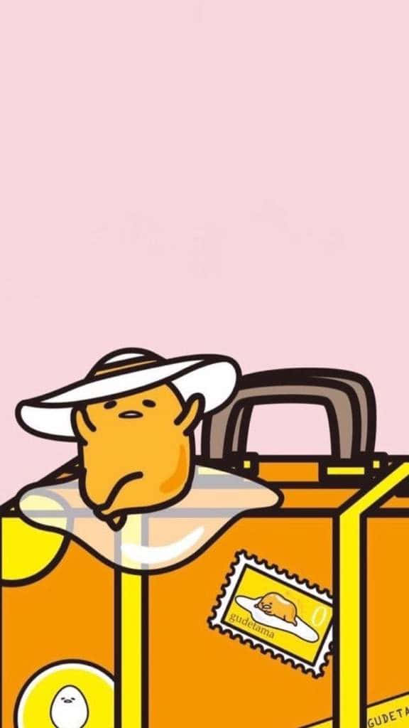 Gudetama Teknolojiyle Tanışıyor Duvar Kağıdı