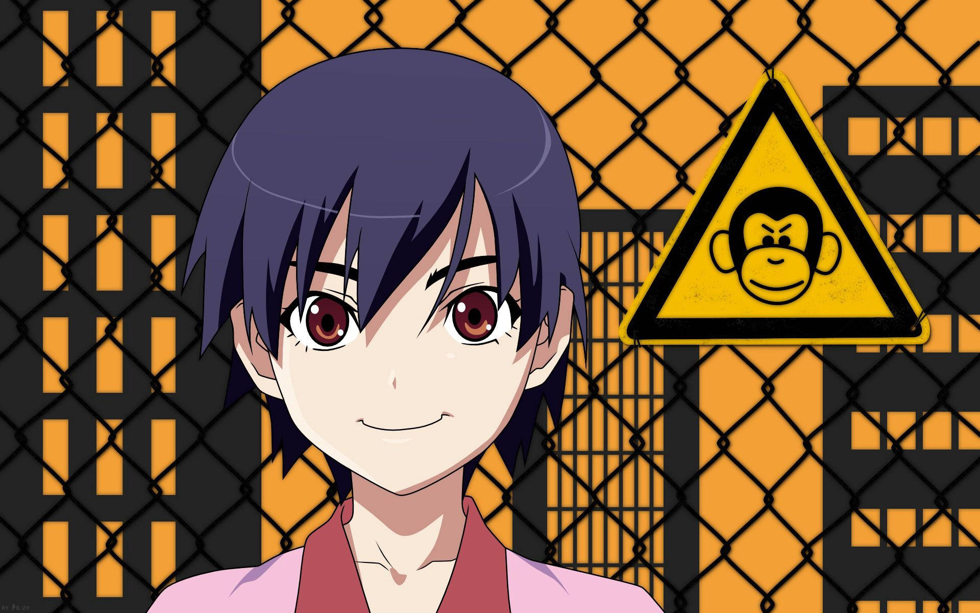 Gülümseyen Sevimli Anime Oğlanı Duvar Kağıdı