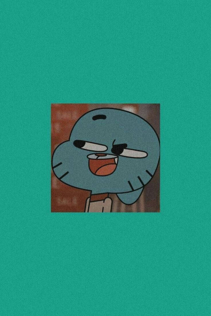 Gumball Minimalist Yeşil Estetik Duvar Kağıdı