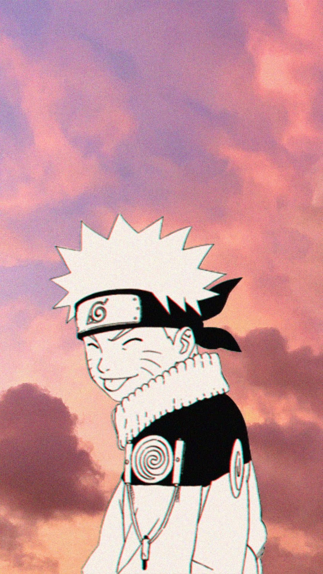 Gün Batımı Gökyüzü Naruto Estetik Telefon Duvar Kağıdı