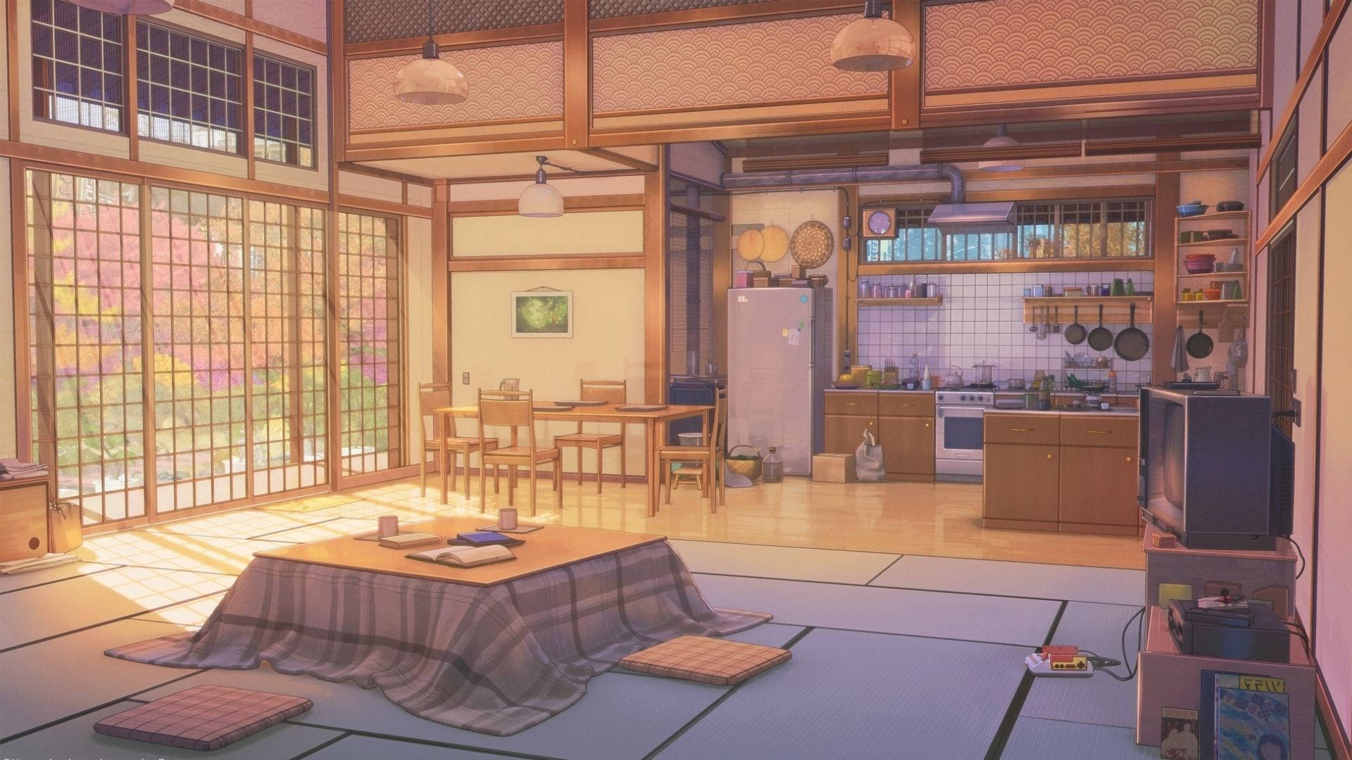 Gündüz Vakti Anime Odası Duvar Kağıdı