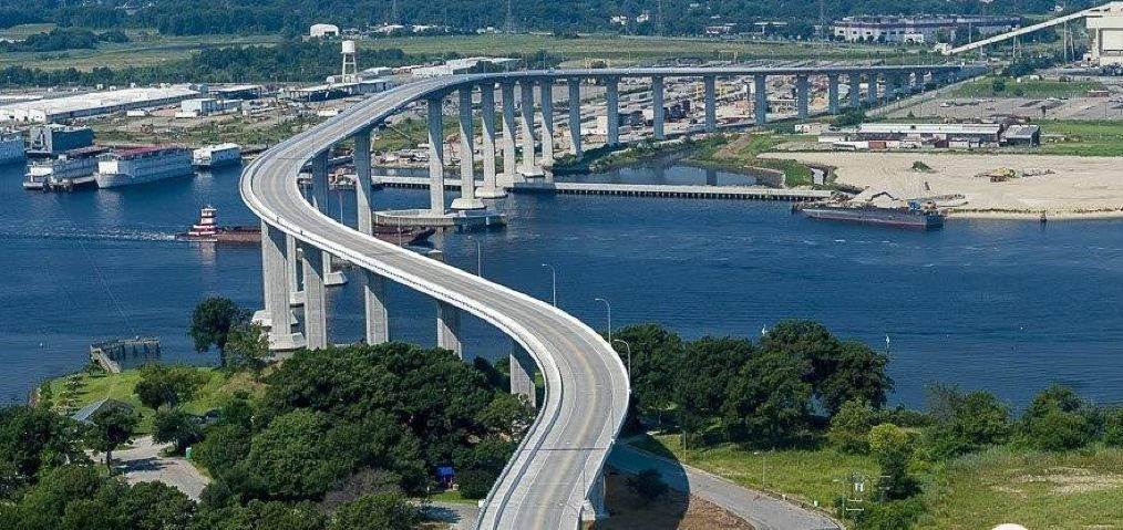 Güney Norfolk Jordan Köprüsü'nün Büyüleyici Manzarası, Chesapeake Duvar Kağıdı