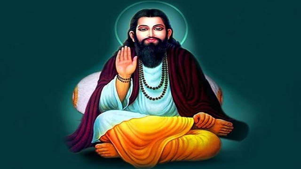 Guru Ravidass Bhakti'nin Kutsal Azizi Duvar Kağıdı