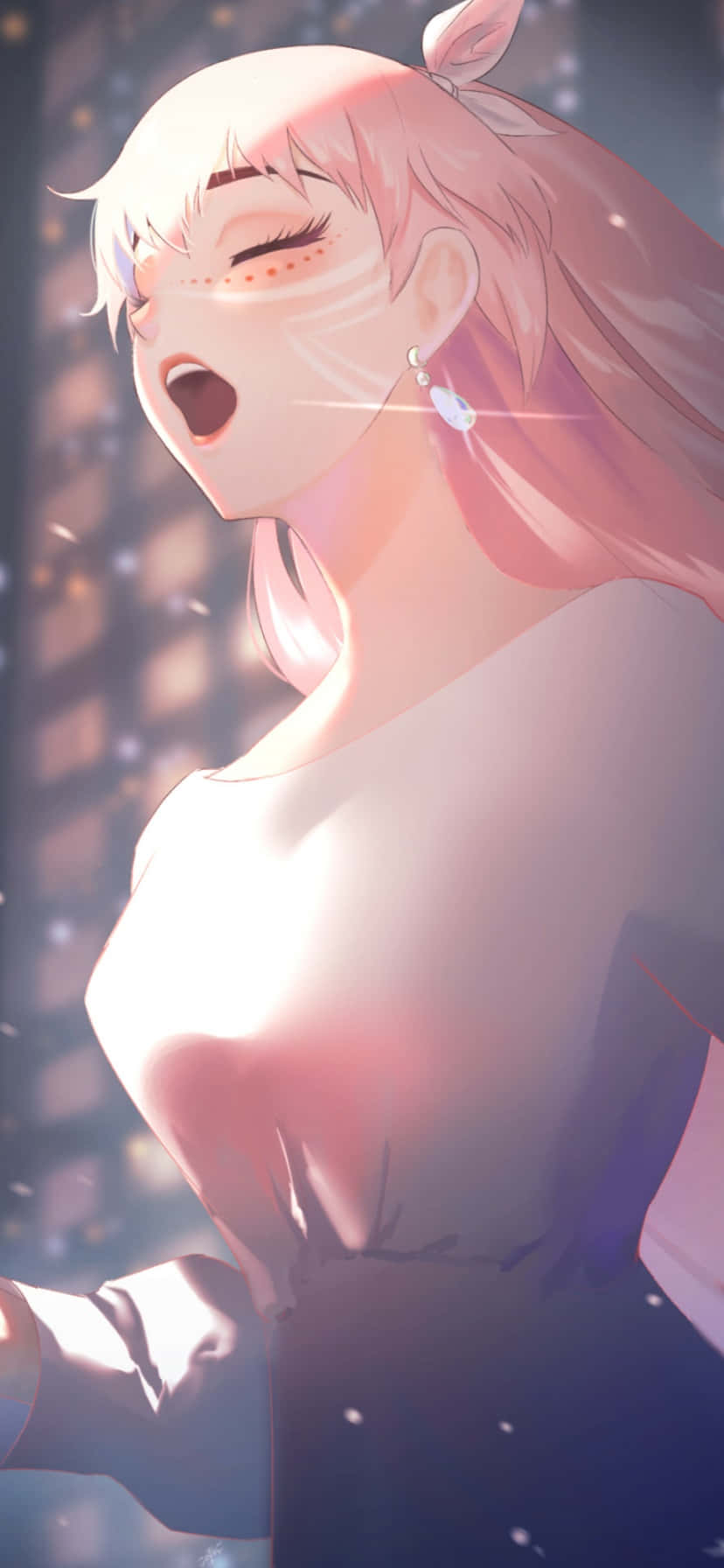 Güzel Belle Şarkı Söylerken Anime Duvar Kağıdı